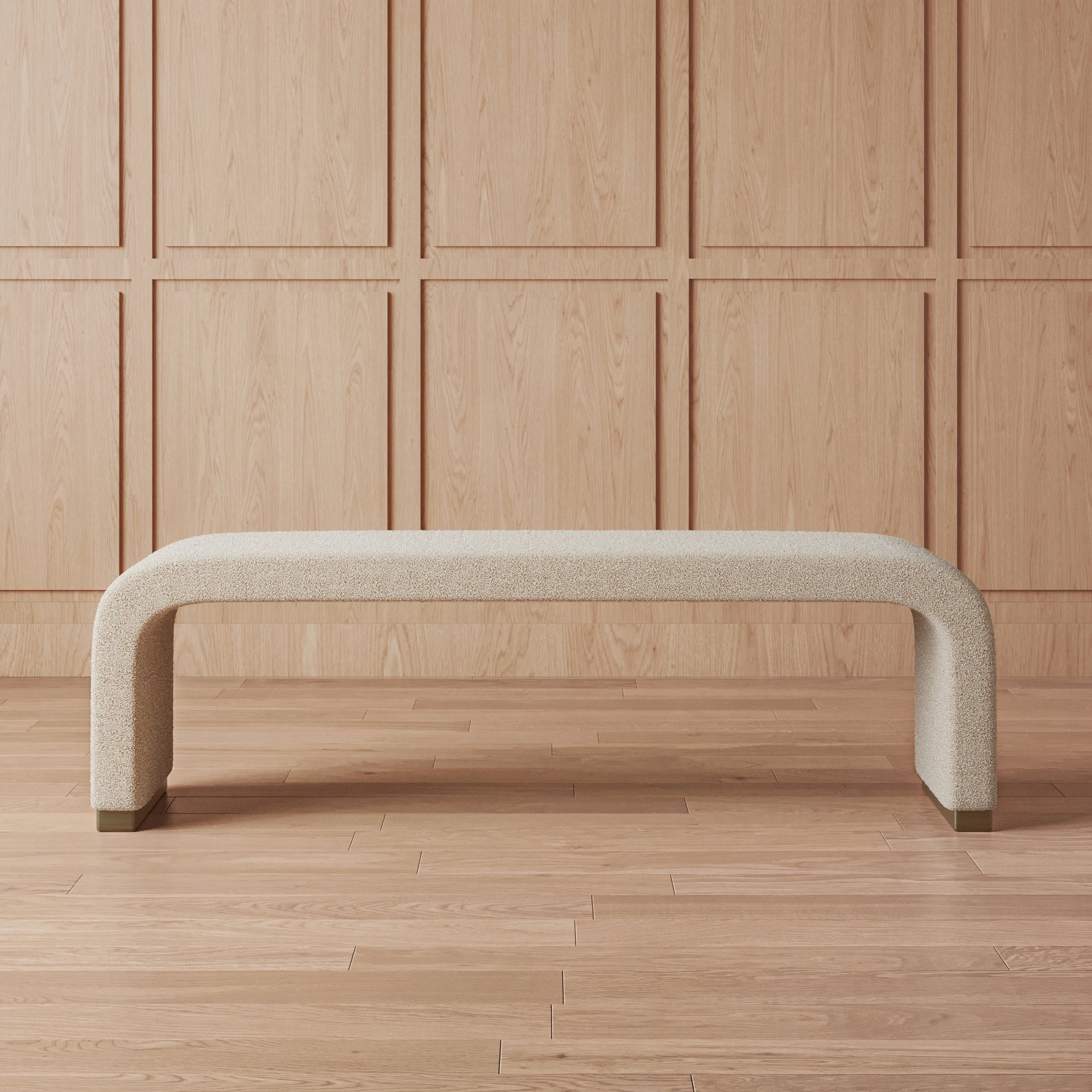 PINTO CURVED BENCH