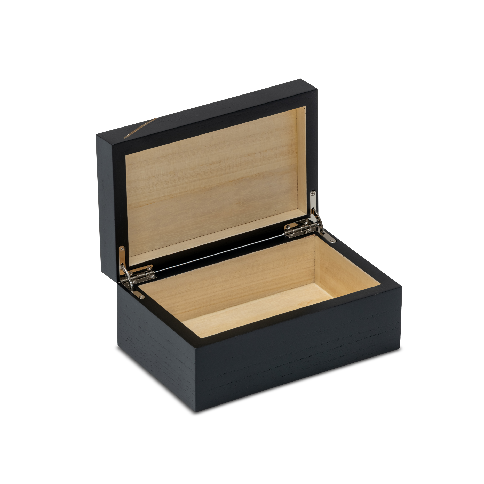 BILOBA CHARCOAL LARGE WOODEN BOX