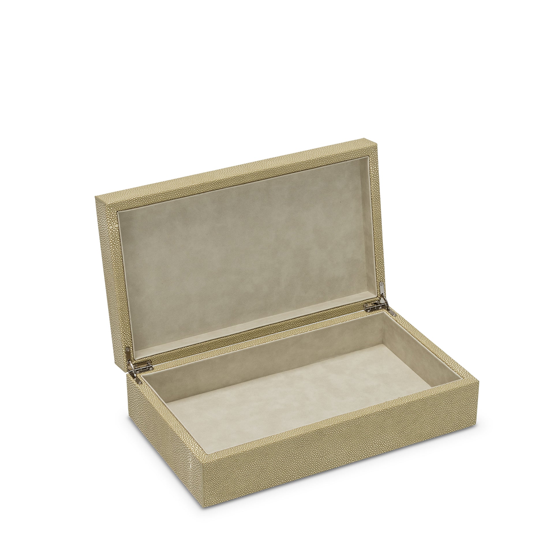 BELGEN BEIGE LEATHERETTE GRANDE BOX