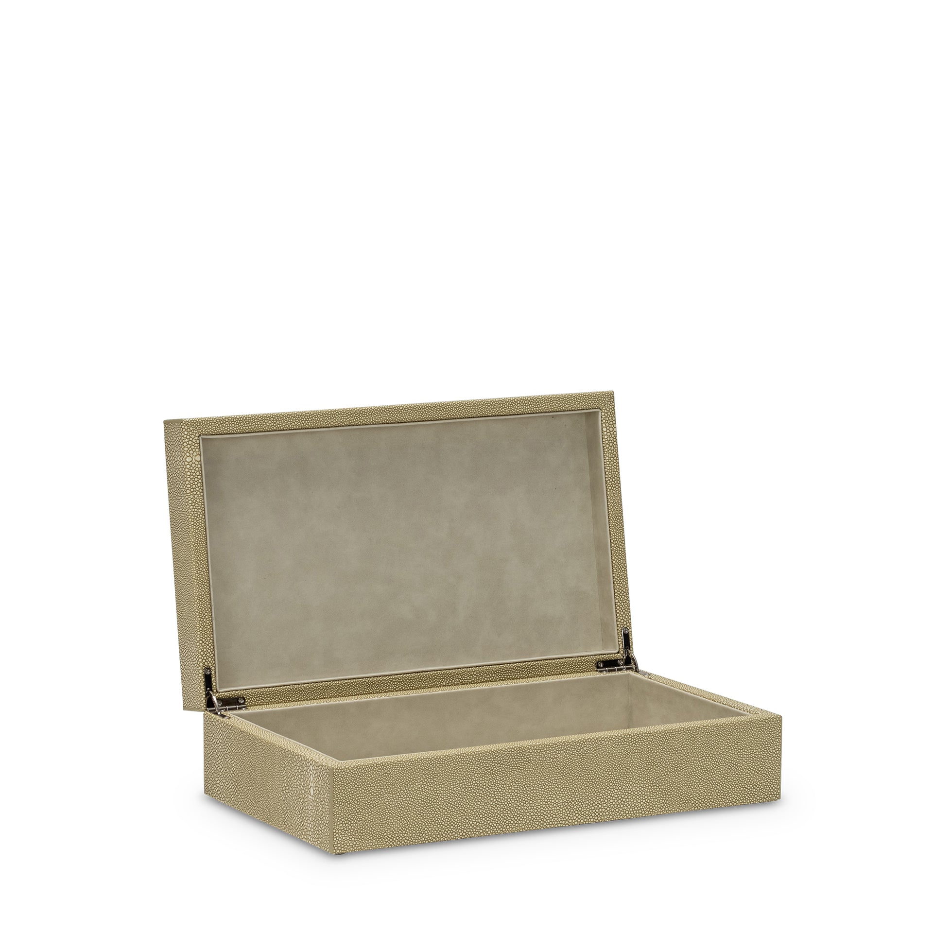 BELGEN BEIGE LEATHERETTE GRANDE BOX