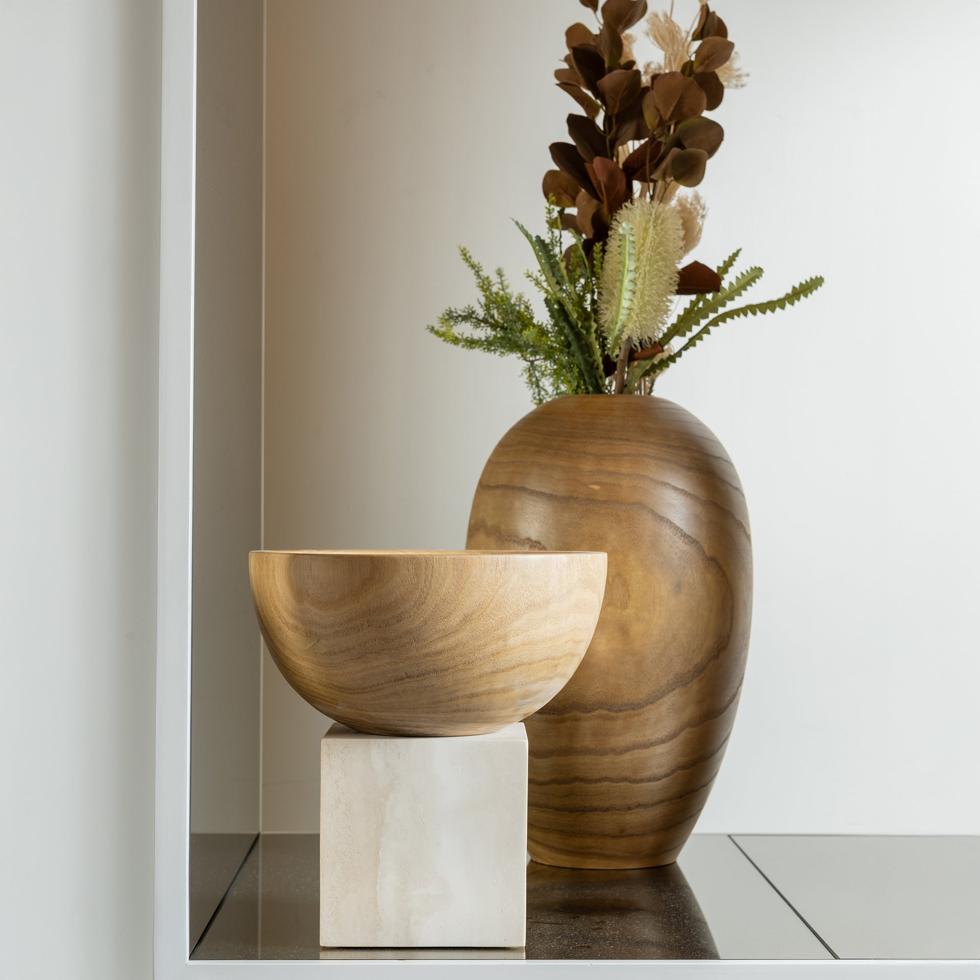 GRAYSON NATURALE LARGE DECORATIVE VASE