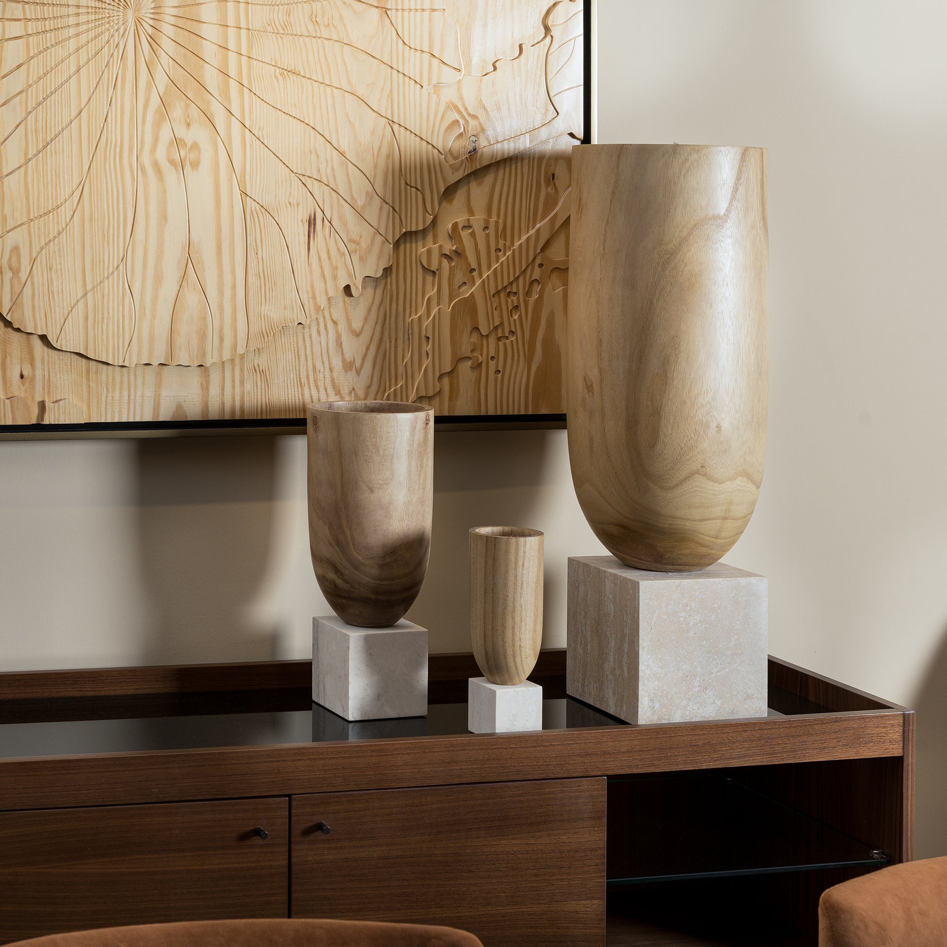 PAULA NATURALE LARGE DECORATIVE VASE