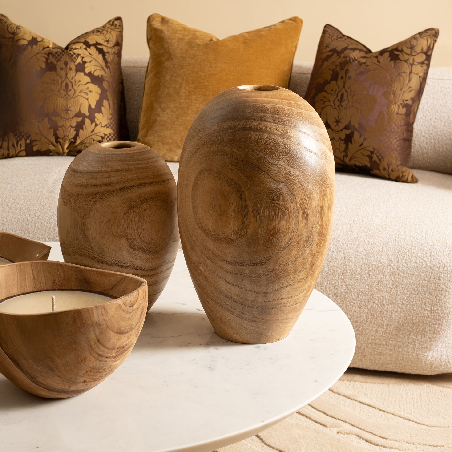 RAYMUNDO NATURALE OVAL MEGA WOODEN DECOR