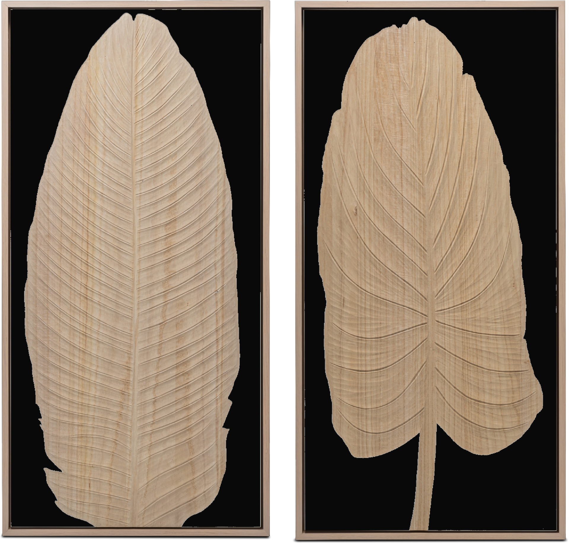 AZAHA AND MENESES EBONY WALL ART - SET OF 2