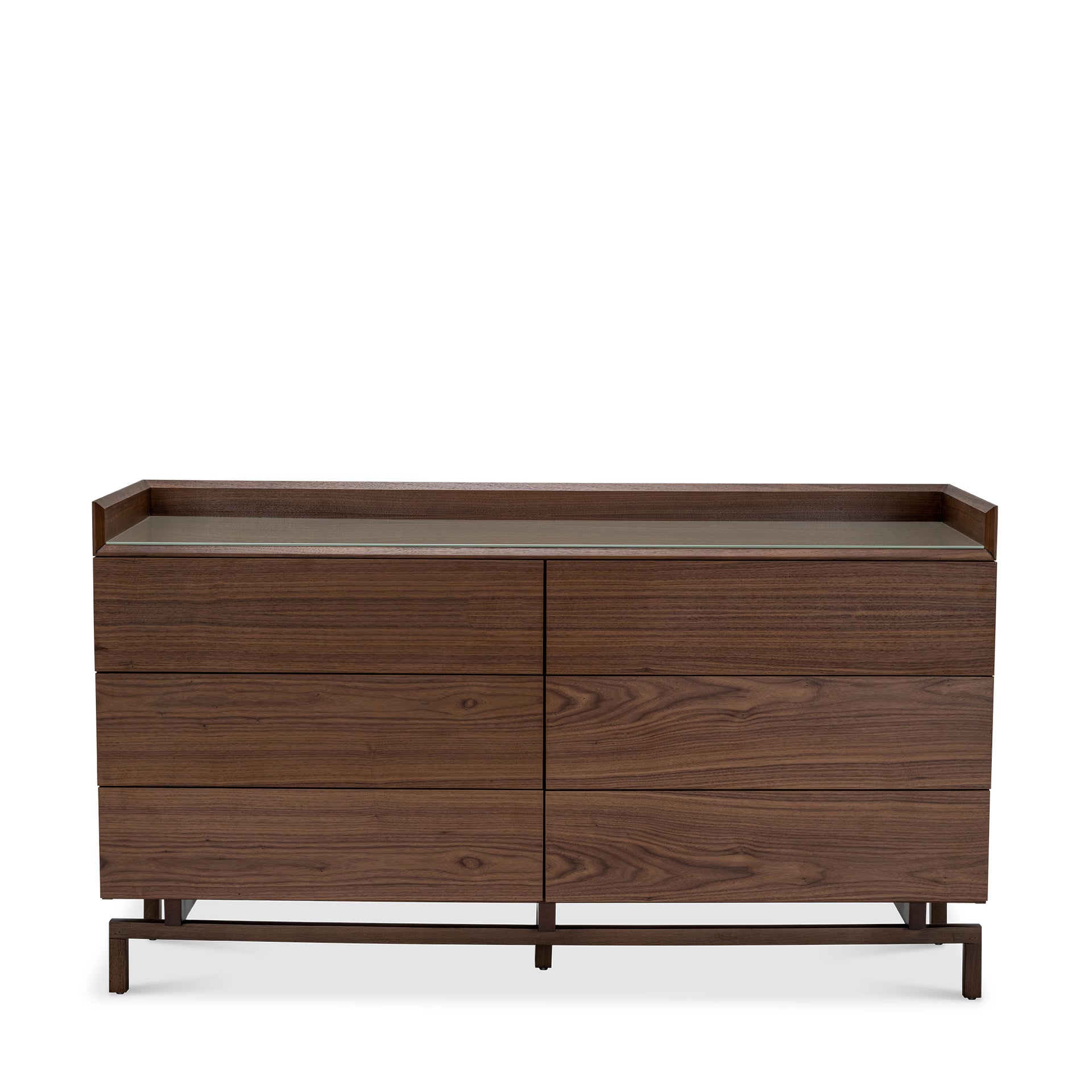 BRERA WALNUT DOUBLE DRESSER