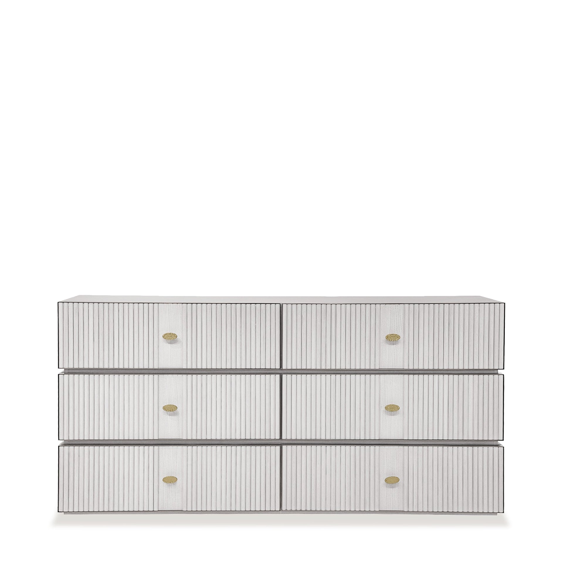 FLUTE 6-DRAWER CHEST