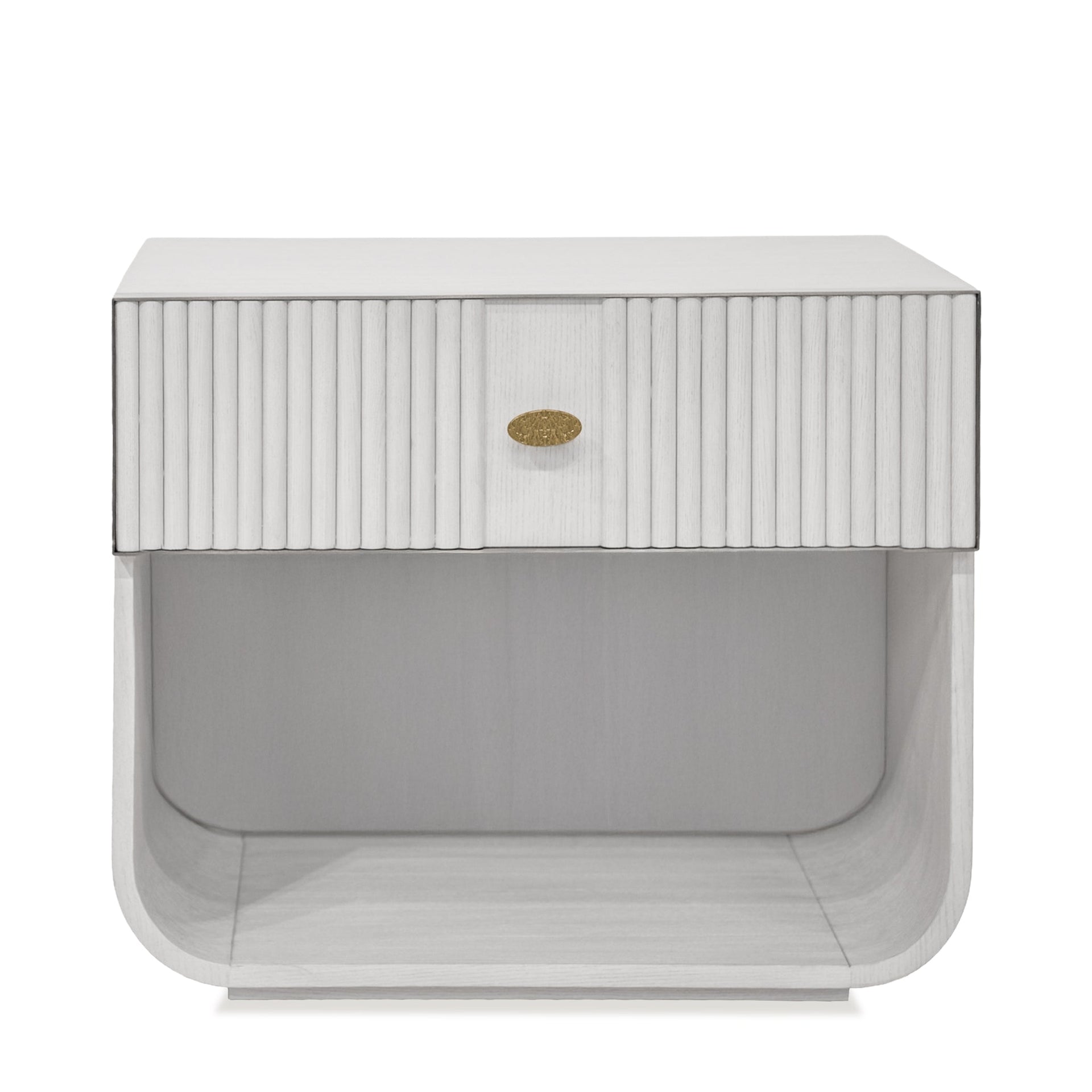 FLUTE SINGLE DRAWER NIGHTSTAND