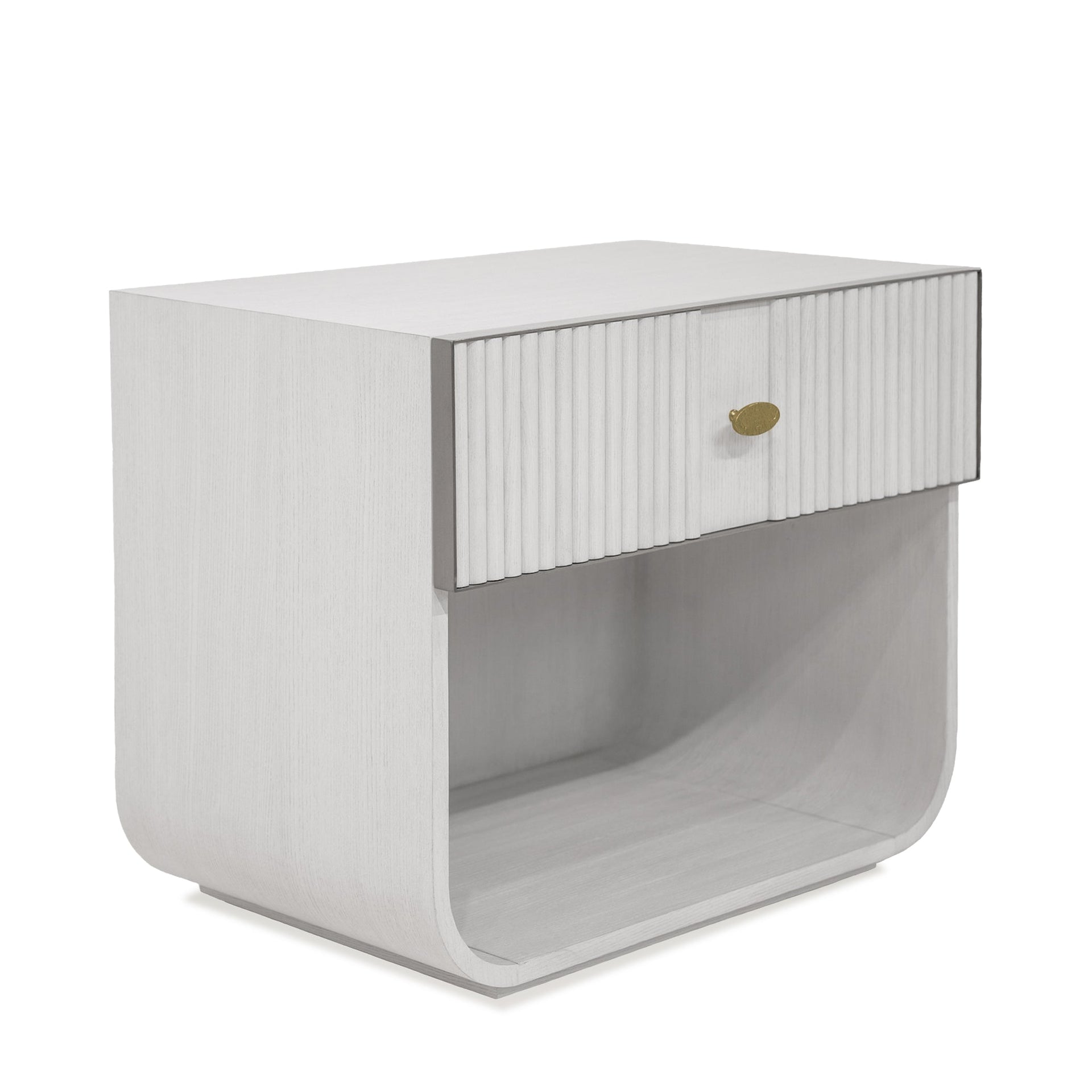 FLUTE SINGLE DRAWER NIGHTSTAND