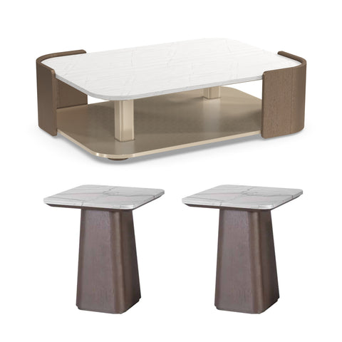 GALAPAGOS COCKTAIL TABLE 401 & END TABLE 311 SET