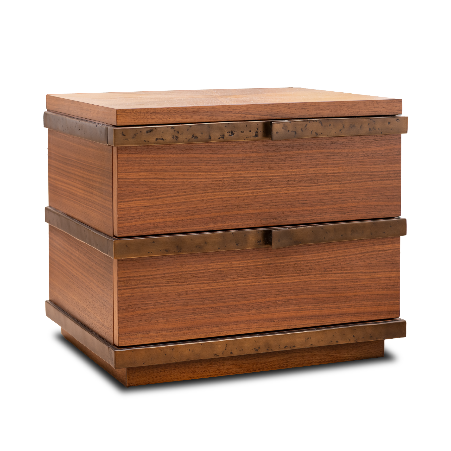 SYLAS WALNUT LEFT AND RIGHT ELEMENT NIGHTSTAND