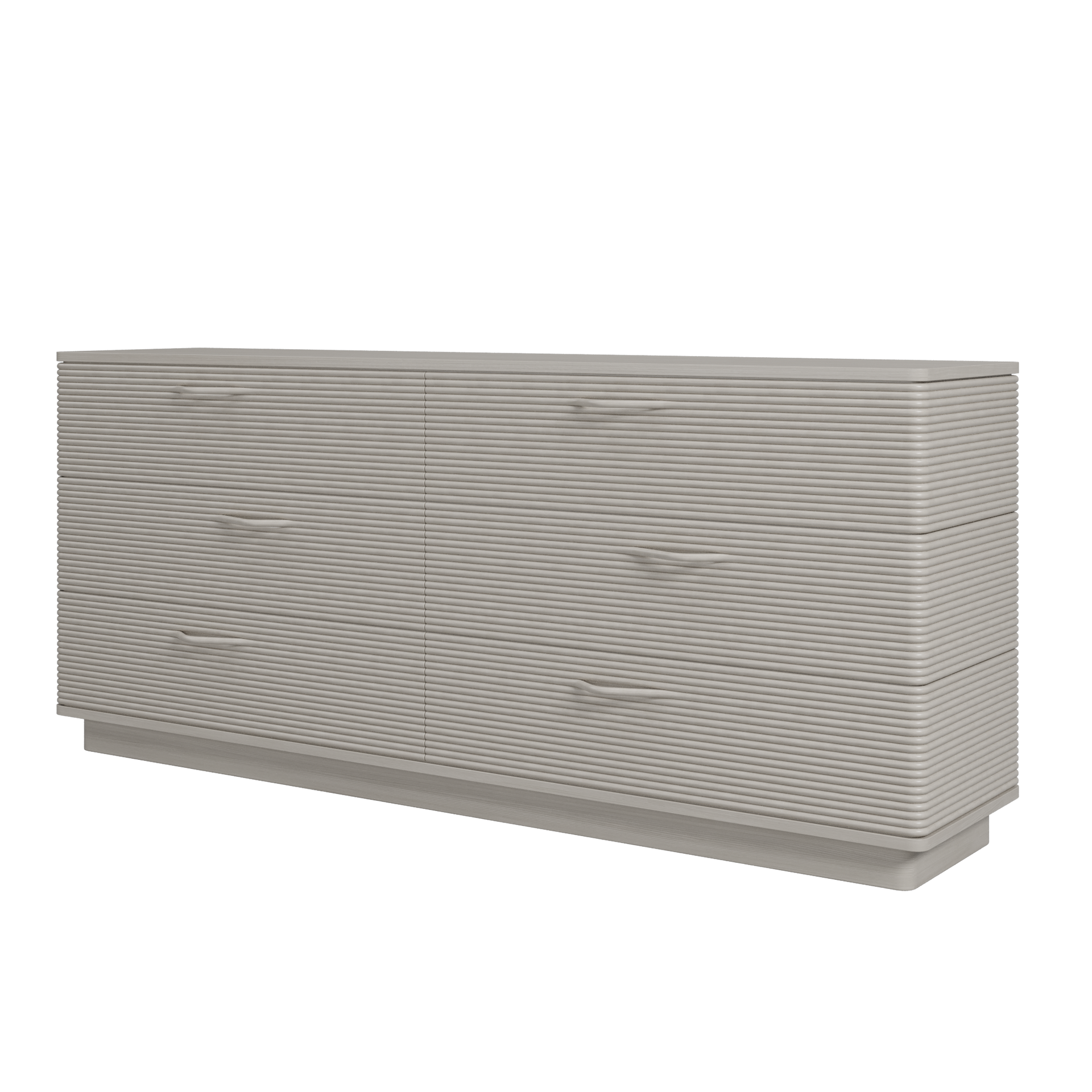 JACE GREIGE 6-DRAWER CHEST