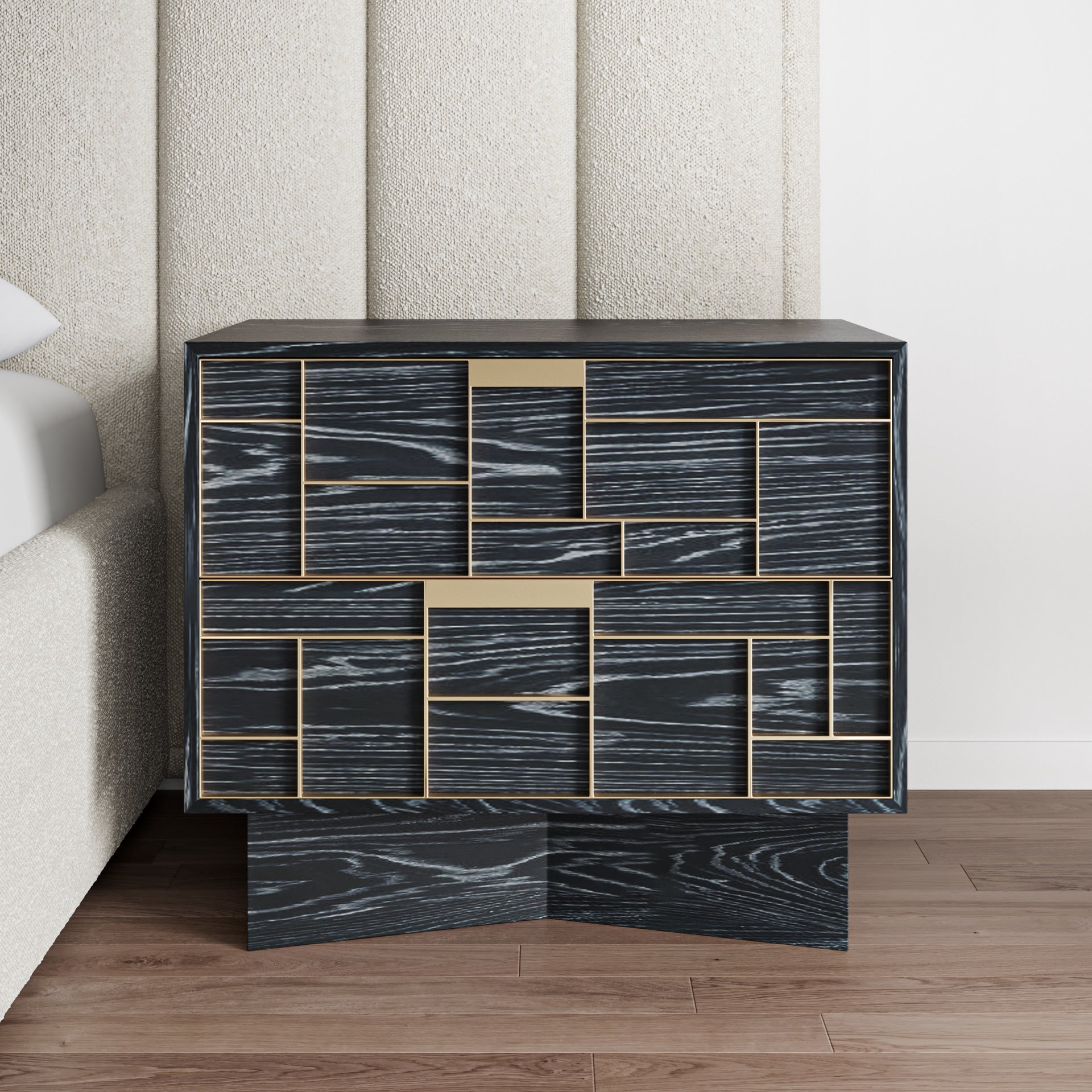 ALTO 2-DRAWER NIGHTSTAND