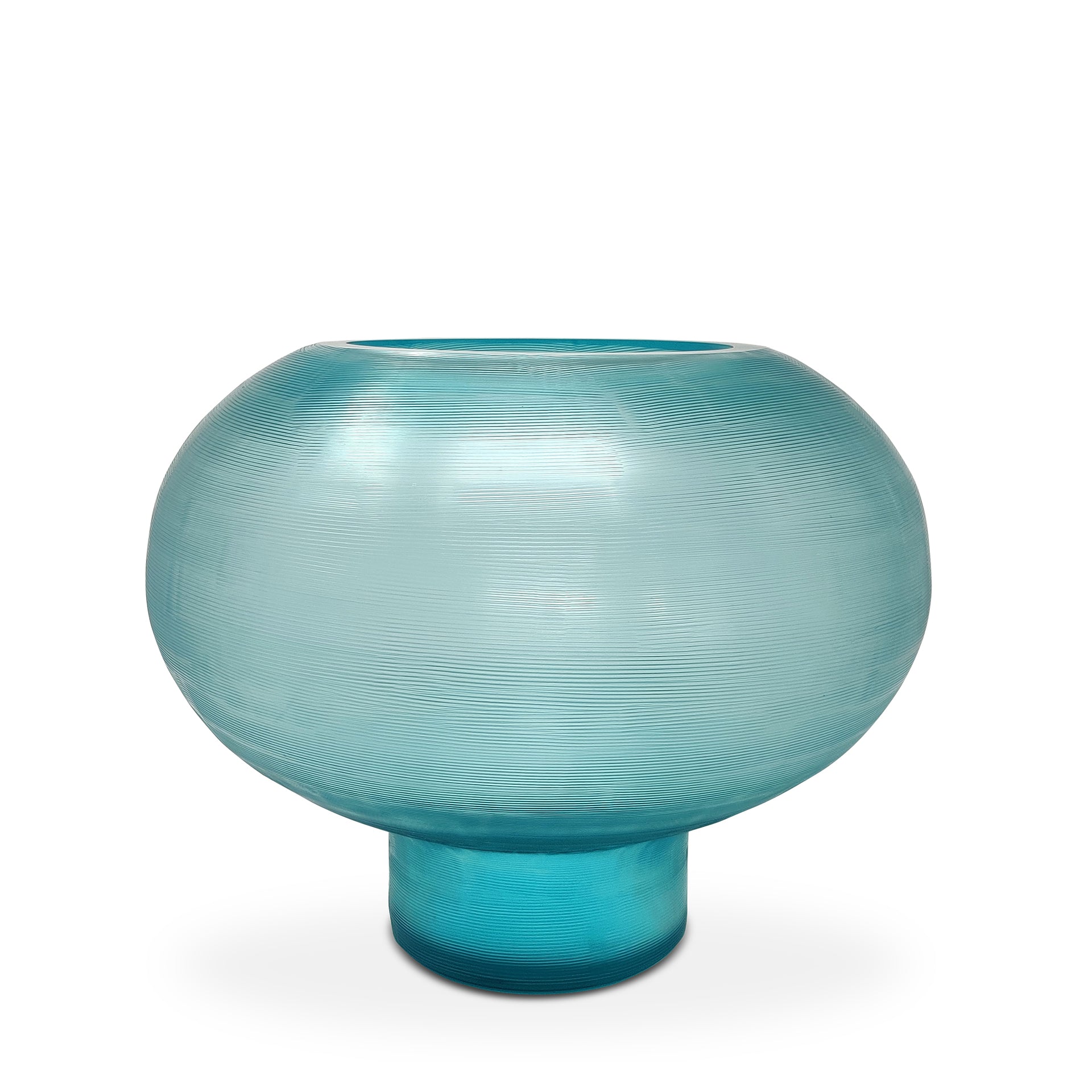 BLUE HAVEN ROUND VASE