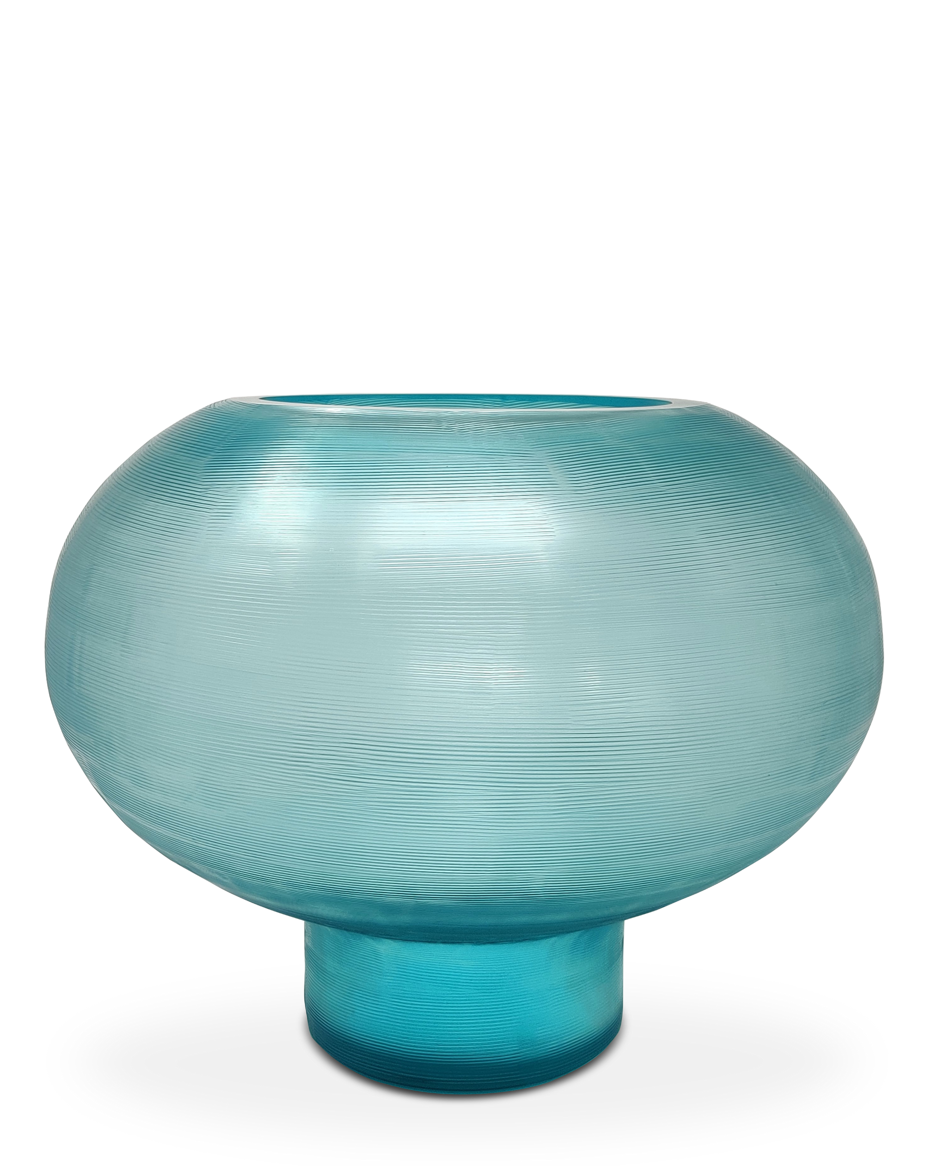 BLUE HAVEN ROUND VASE