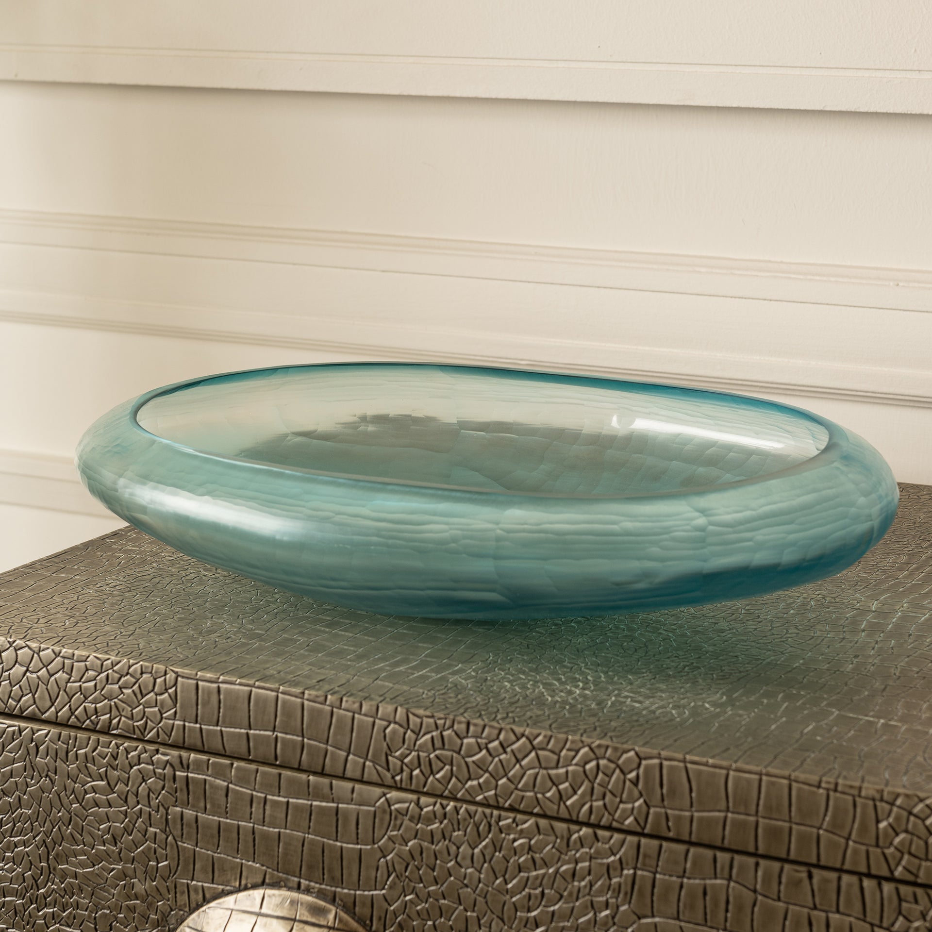 BLUE HAVEN OVAL BOWL