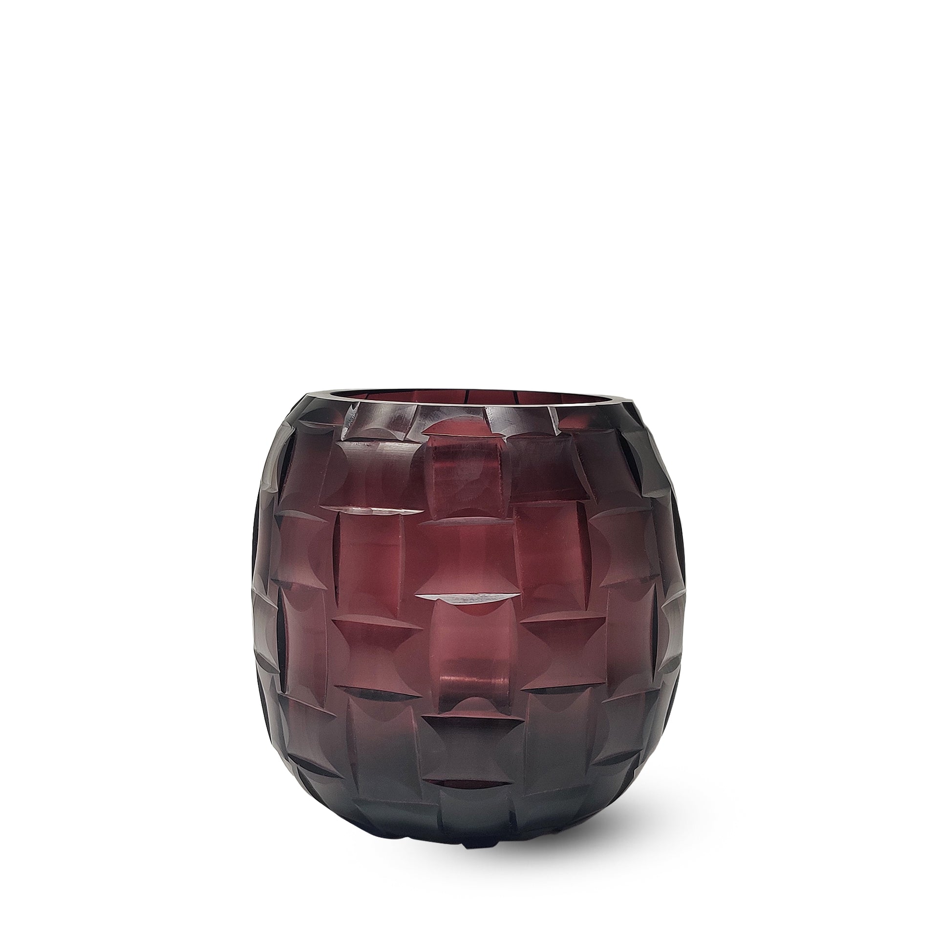 SOFT ORCHID LOW VASE