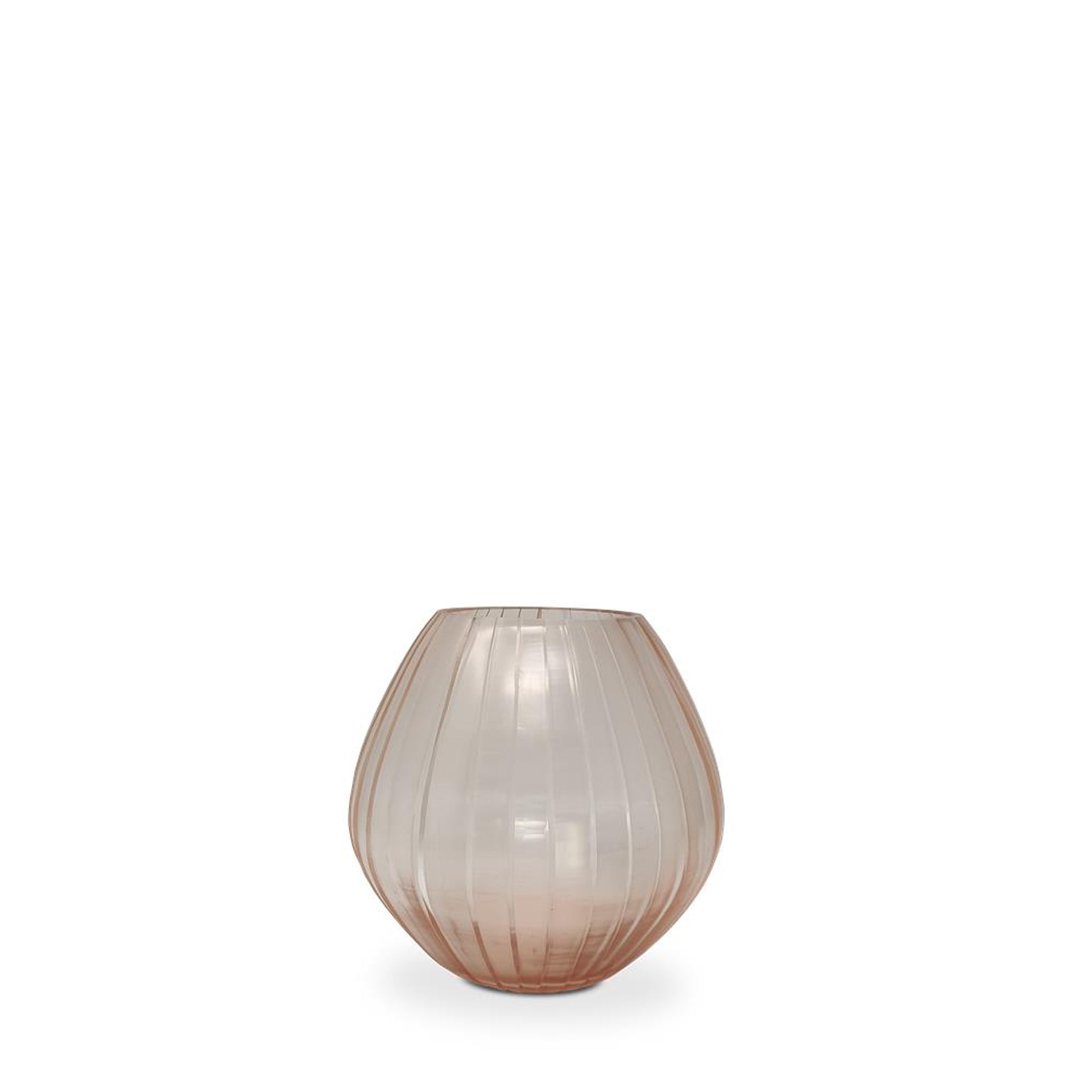 PEACH RADIANCE LOW VASE