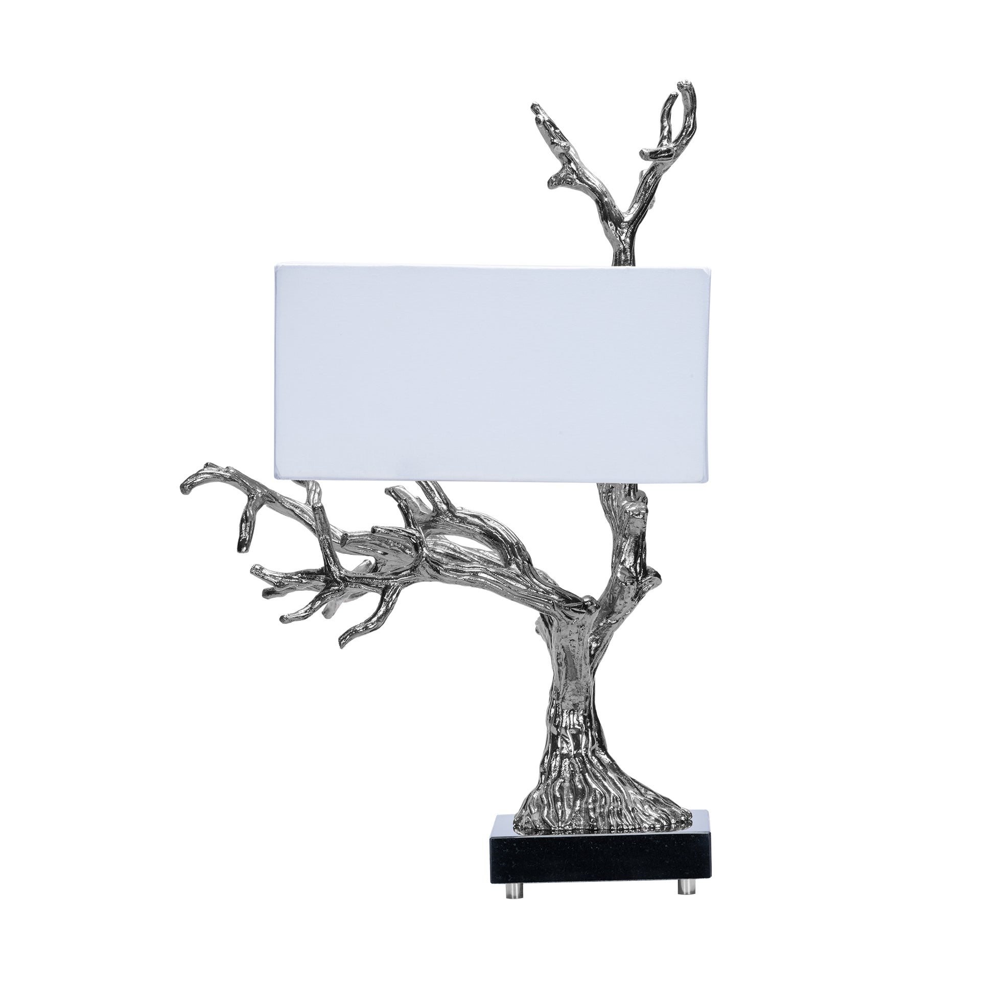 BANYAN TREE NICKEL TABLE LAMP