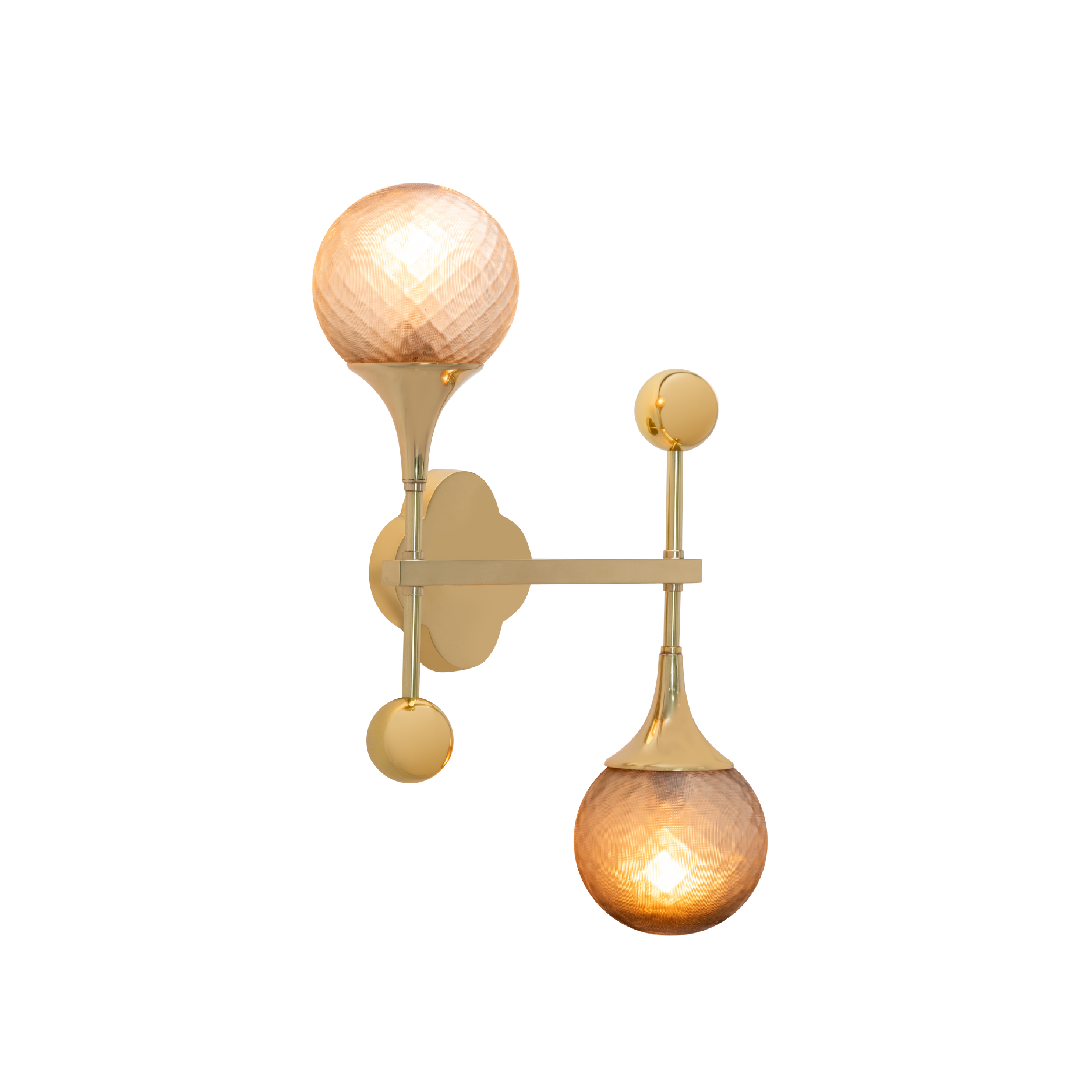 ORB BRASS WALL LAMP