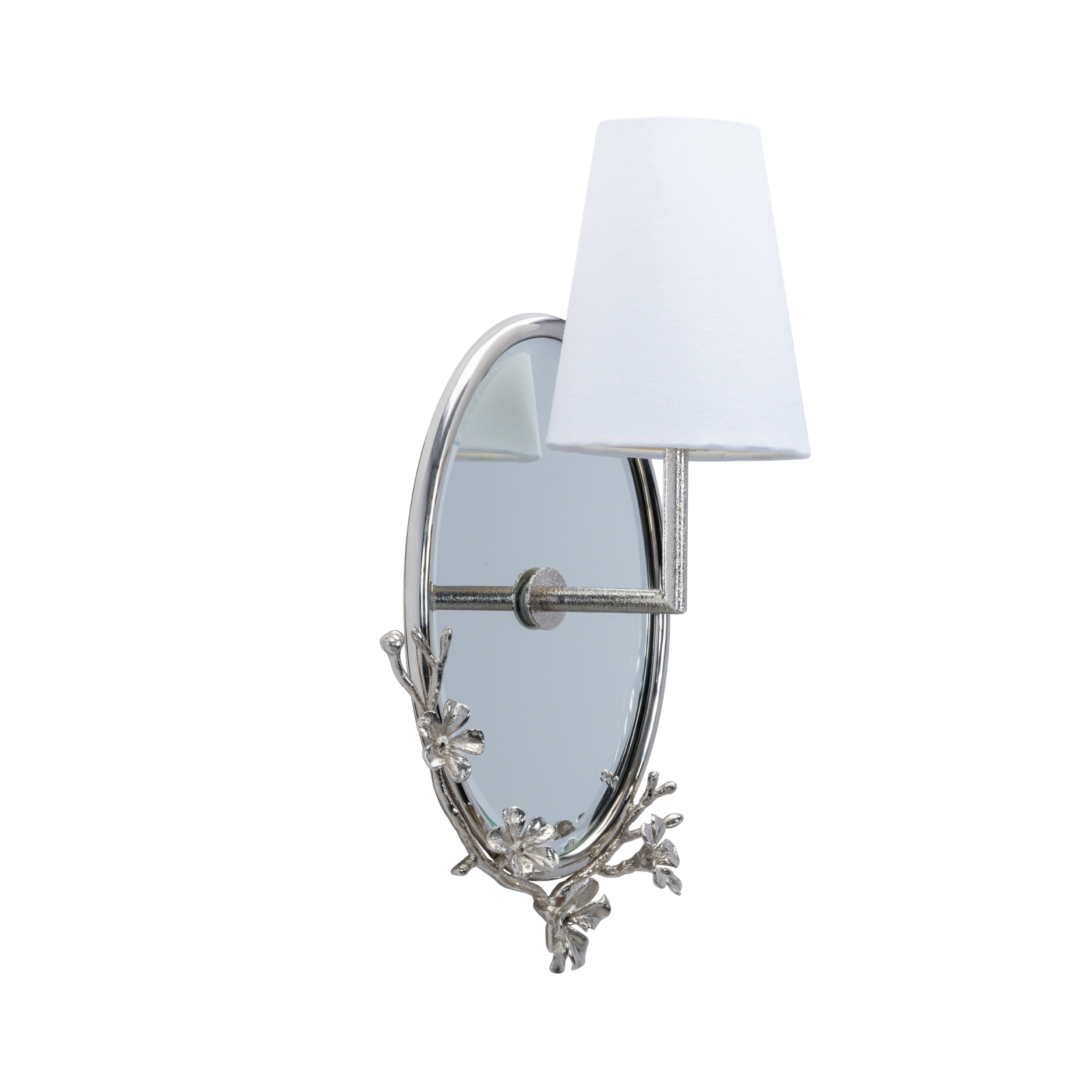 BLOSSOM MIRROR NICKEL WALL LAMP