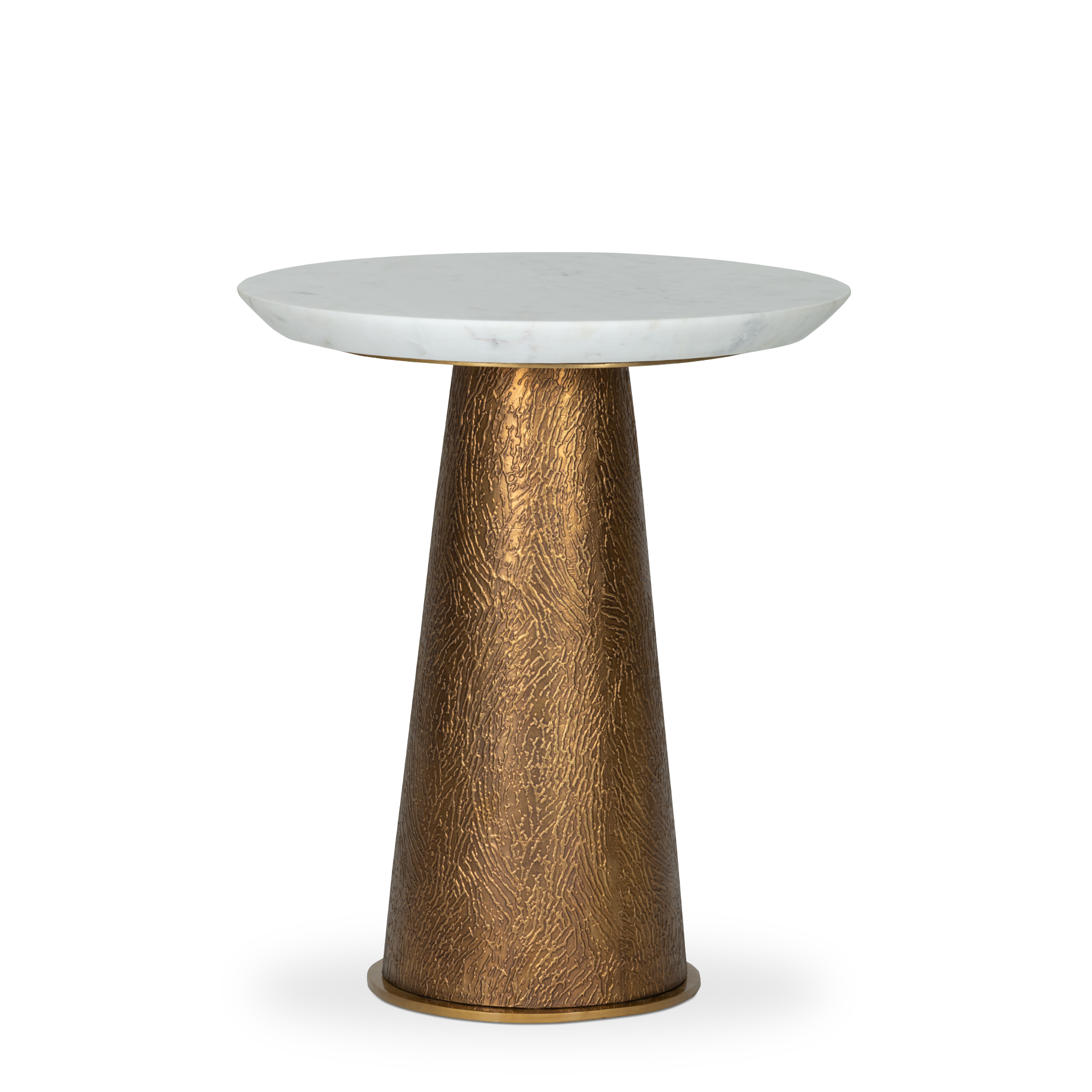 ZAIN ROUND TALL END TABLE