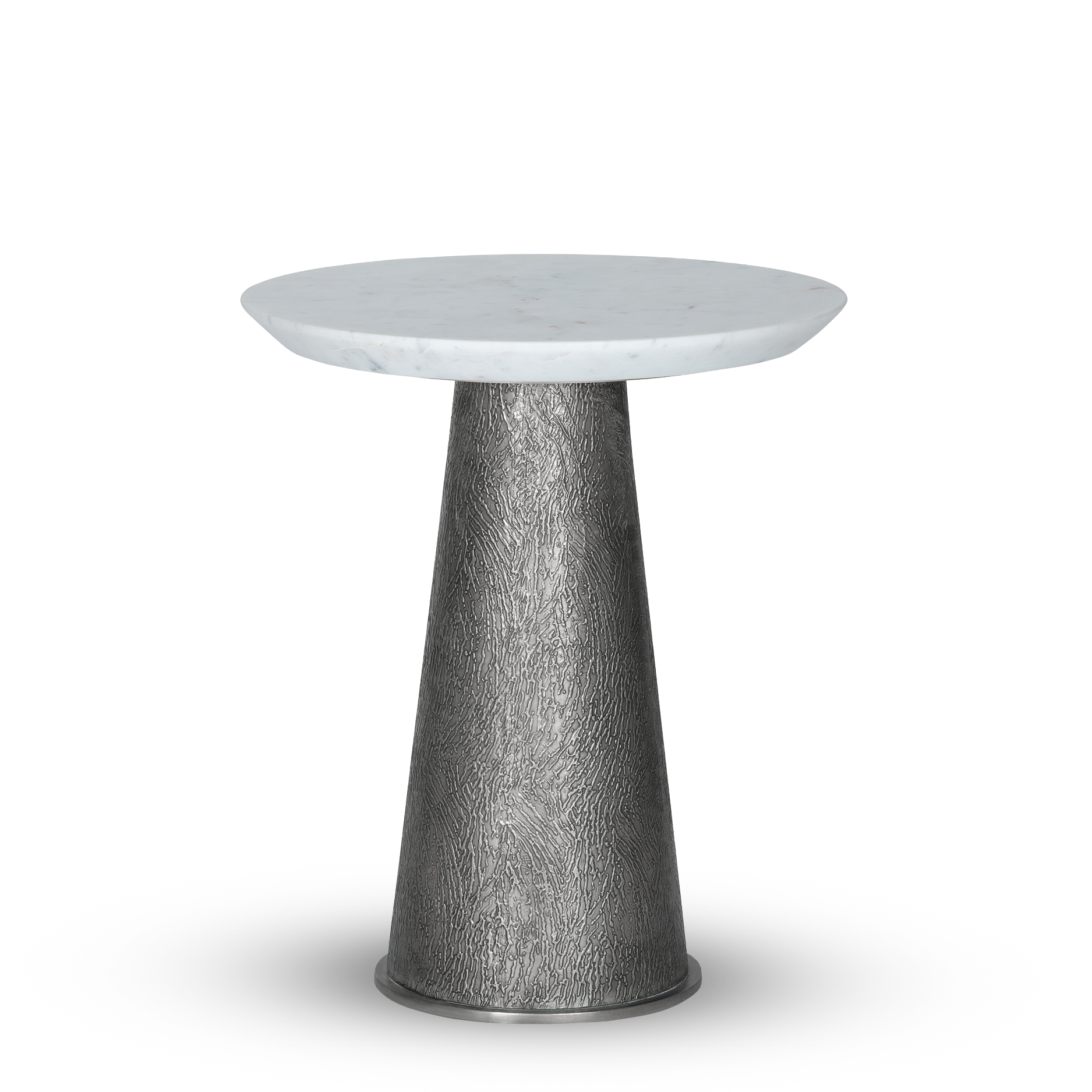 ZAIN ROUND TALL END TABLE