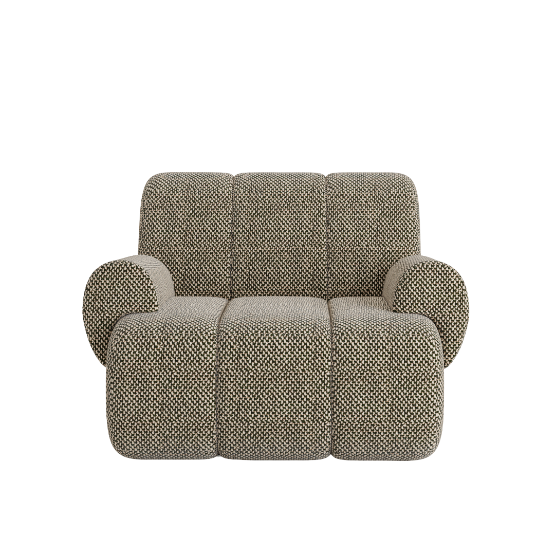 JEREMY OLIVE GREEN ARMCHAIR
