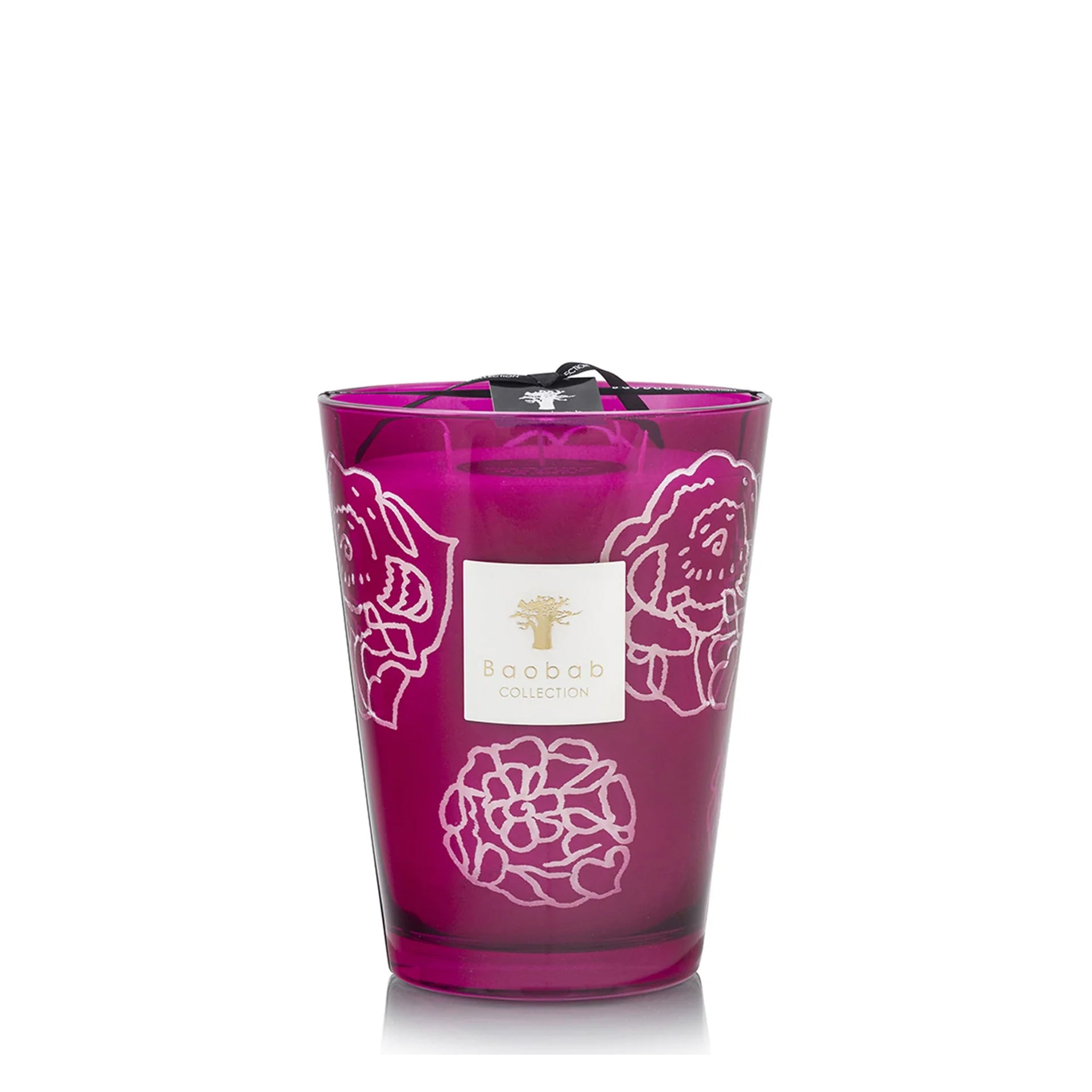 ROSES BURGUNDY MAX24 BAOBAB SCENTED CANDLE