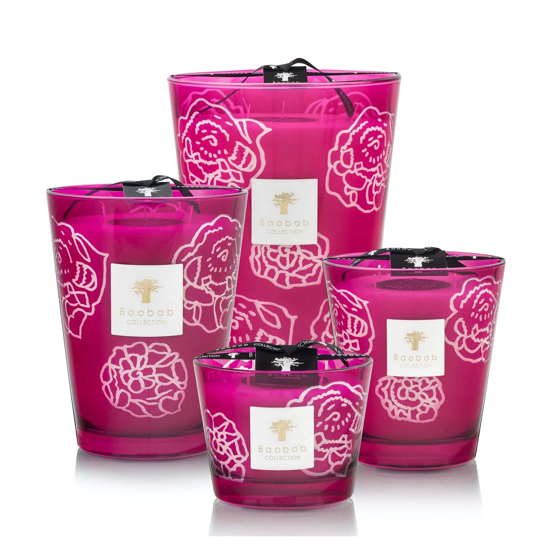 ROSES BURGUNDY MAX24 BAOBAB SCENTED CANDLE