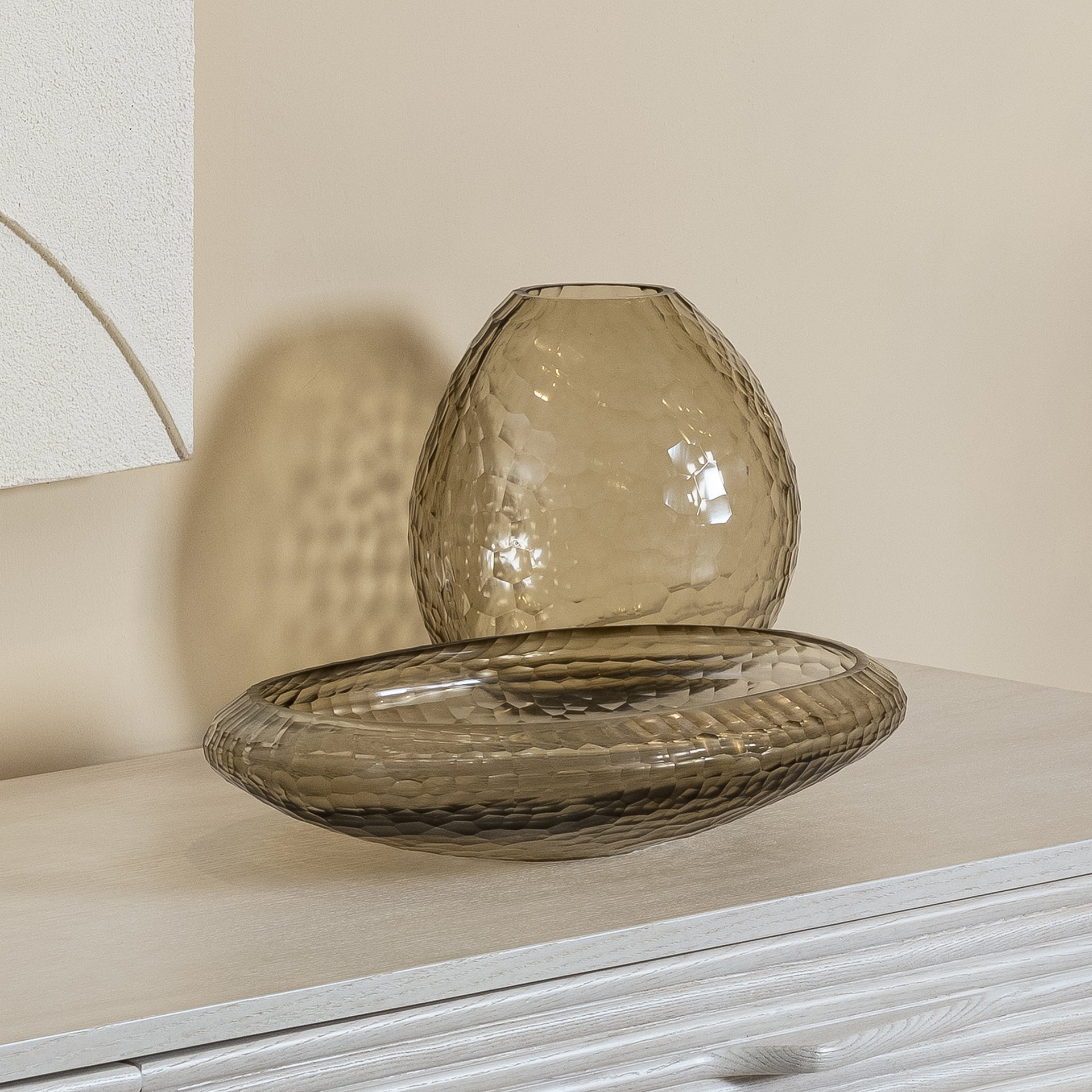 SMOKESTONE OVAL BOWL