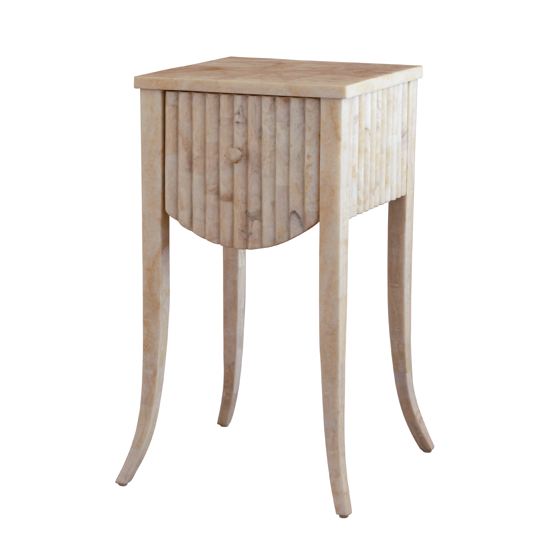 EMILY CRYSTAL STONE PETITE END TABLE