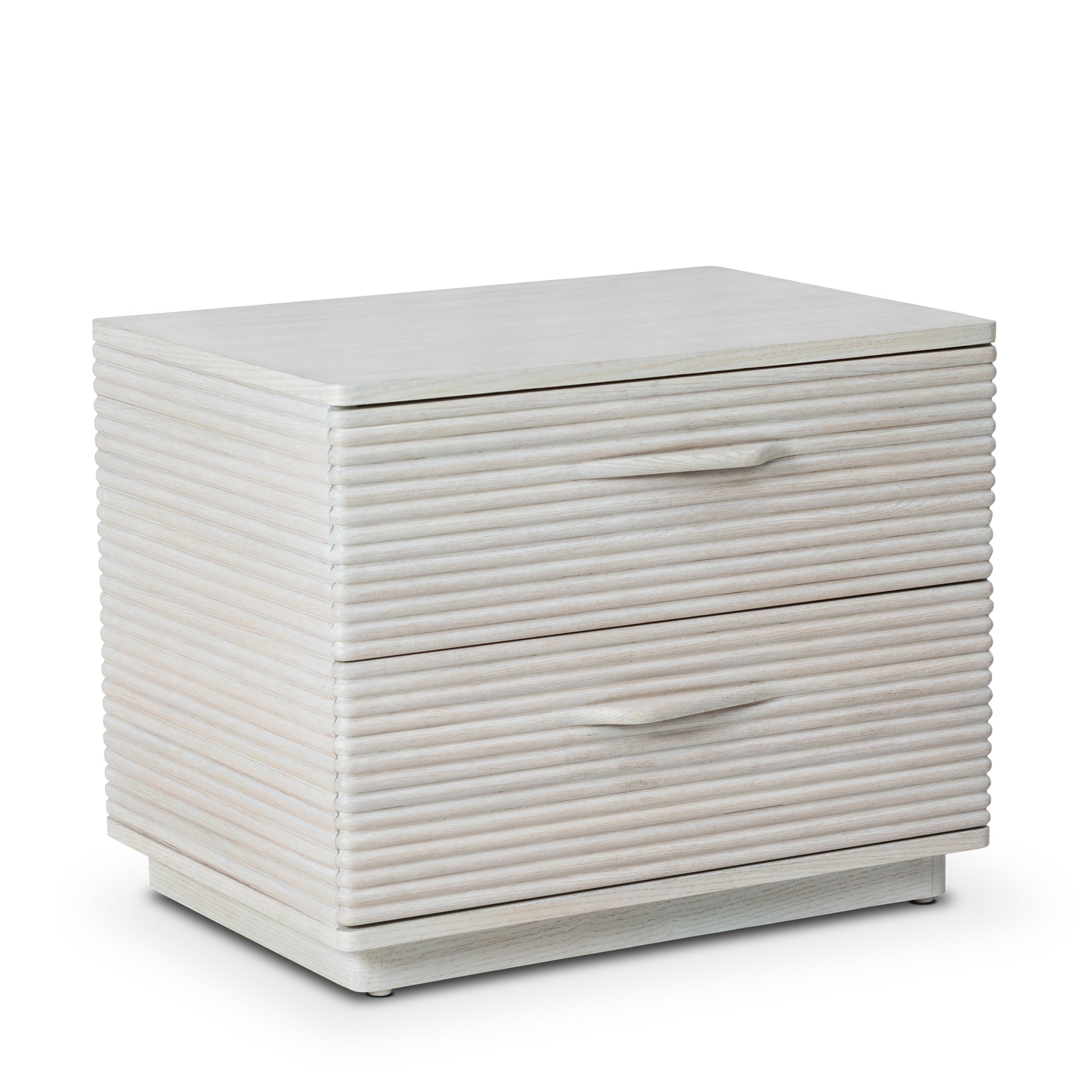 SANDRA NEWPORT OAK 2-DRAWER NIGHTSTAND