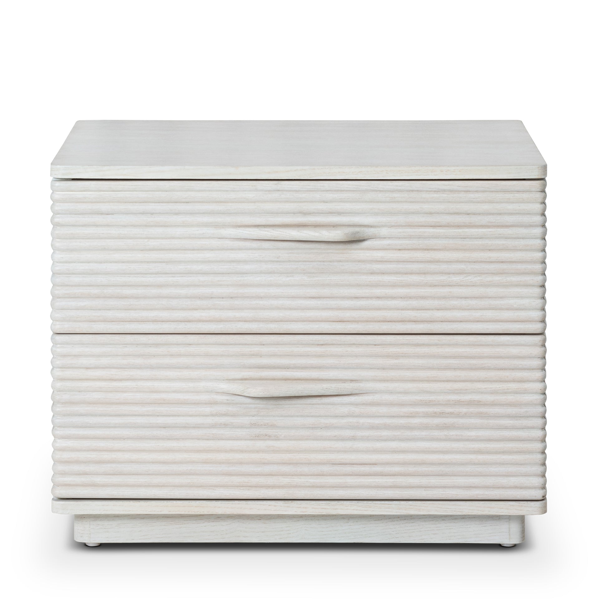 SANDRA NEWPORT OAK 2-DRAWER NIGHTSTAND