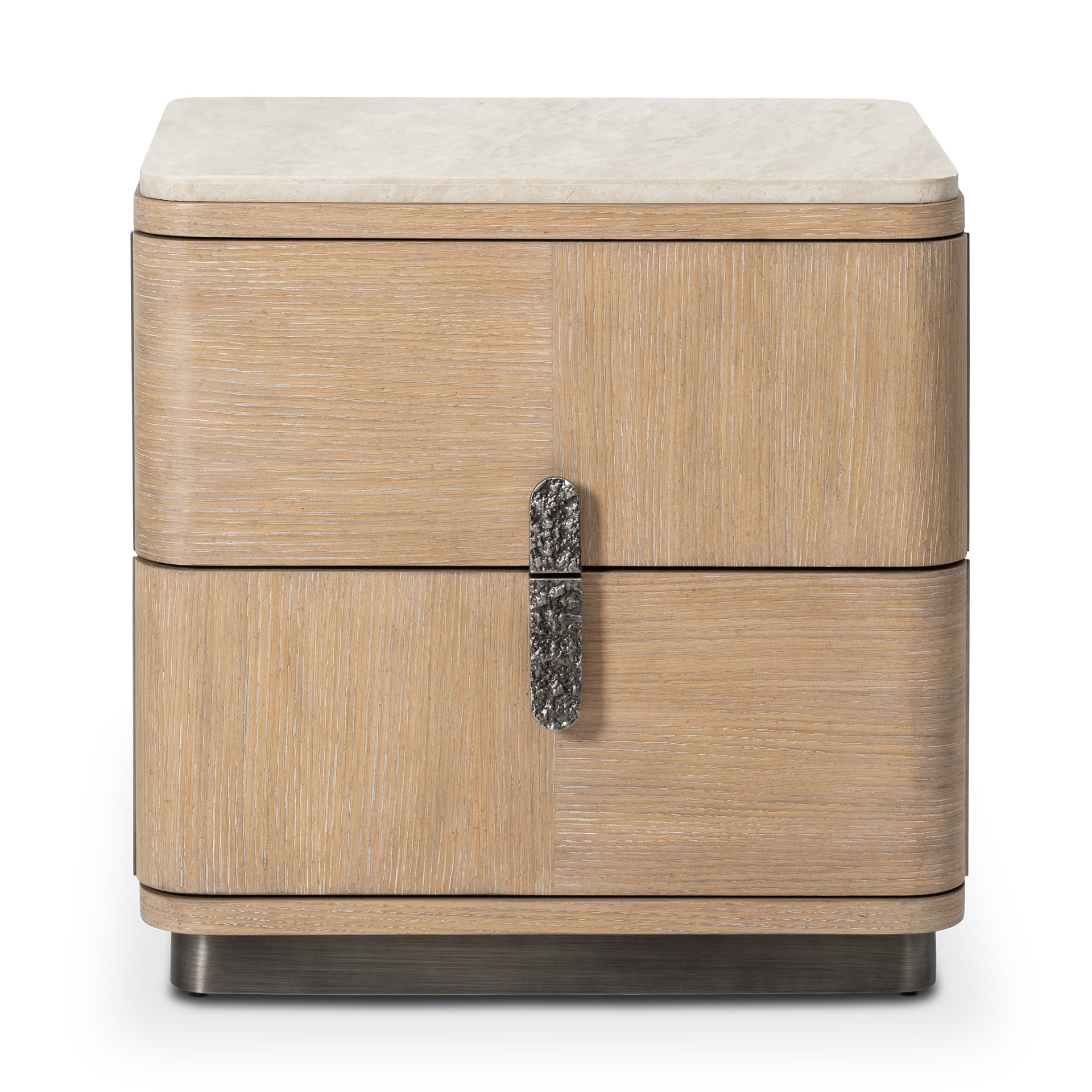 ASHFORD MIAMI OAK 2-DRAWER NIGHTSTAND