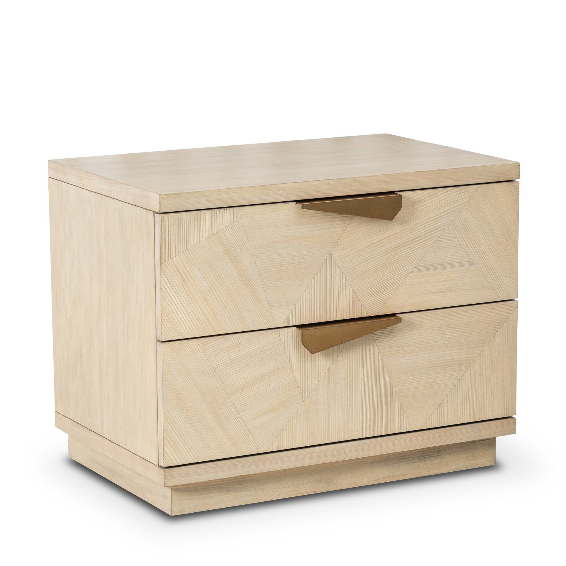 SCULPTRESS PACIFIC FIR 2-DRAWER NIGHTSTAND