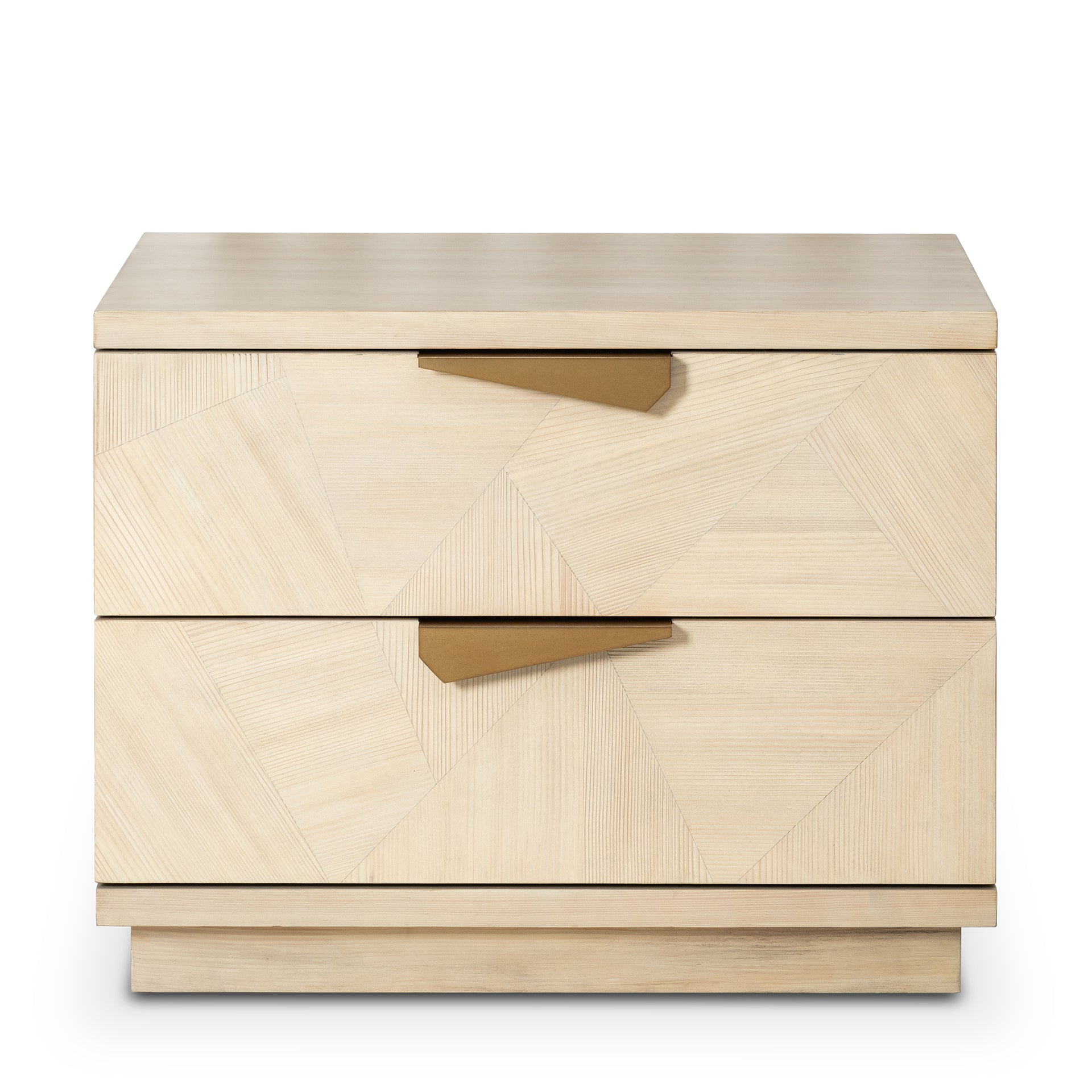 SCULPTRESS PACIFIC FIR 2-DRAWER NIGHTSTAND
