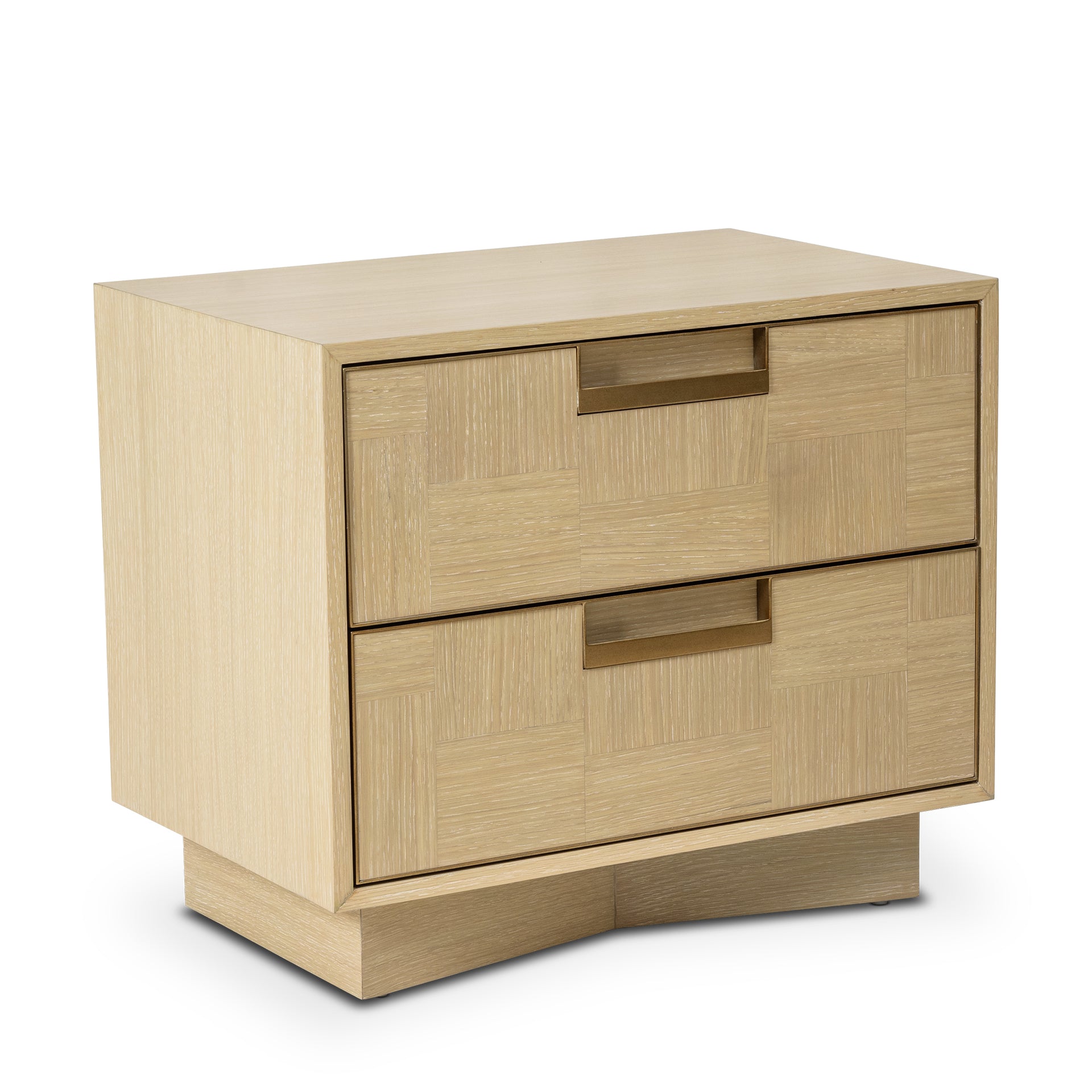 ALTO HAMPTON OAK 2-DRAWER NIGHTSTAND