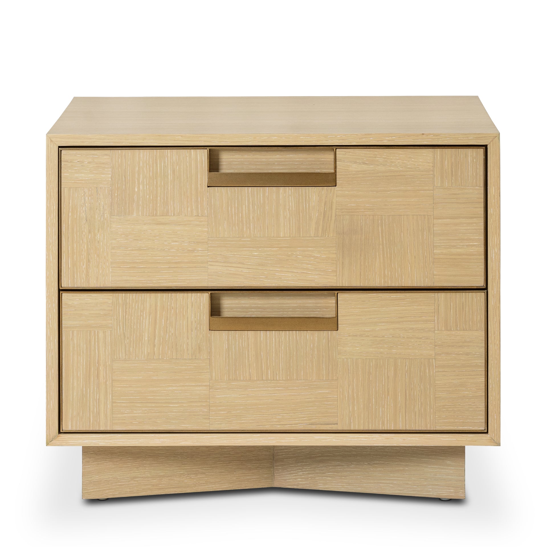 ALTO HAMPTON OAK 2-DRAWER NIGHTSTAND