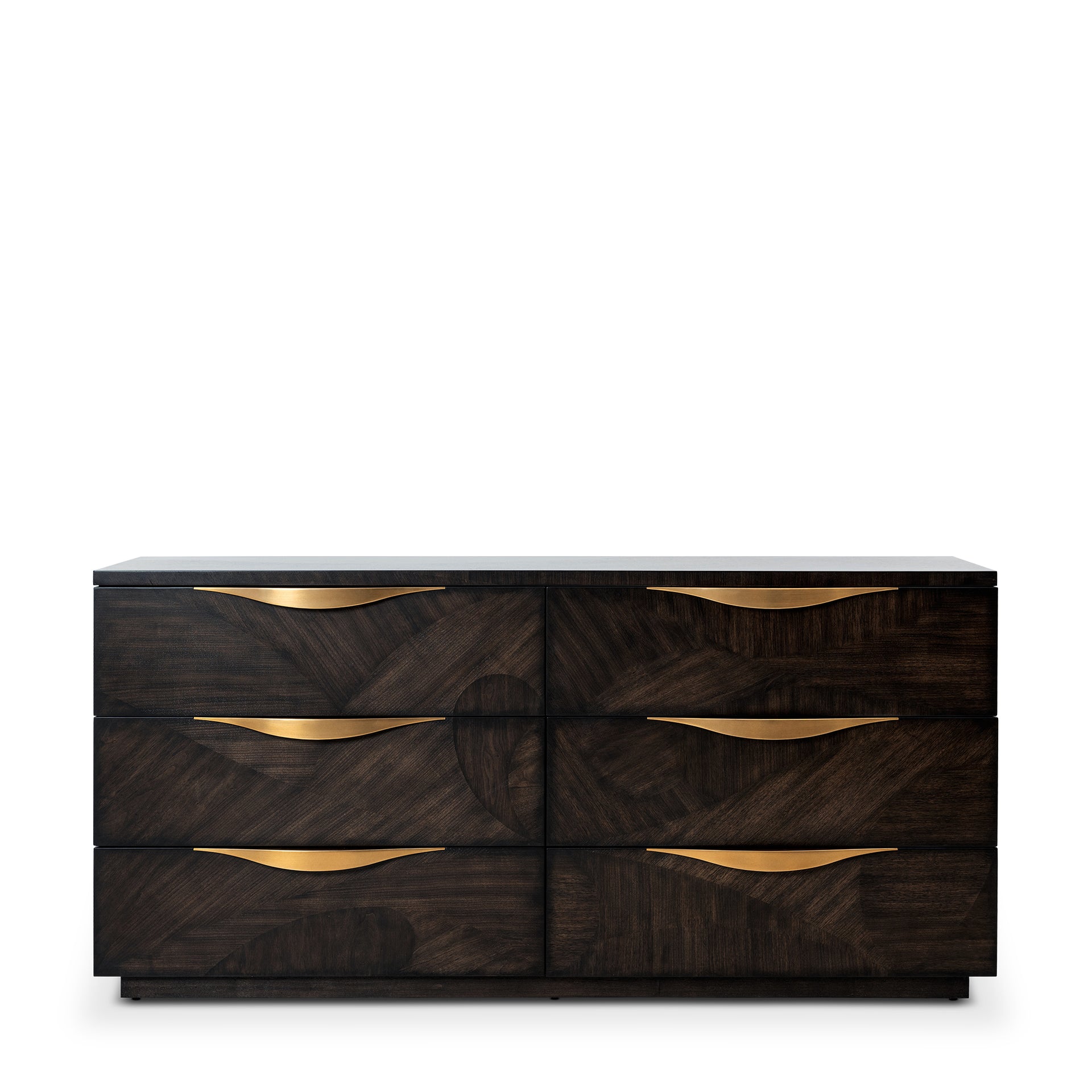 VALLERY DARK WALNUT 6-DRAWER CHEST