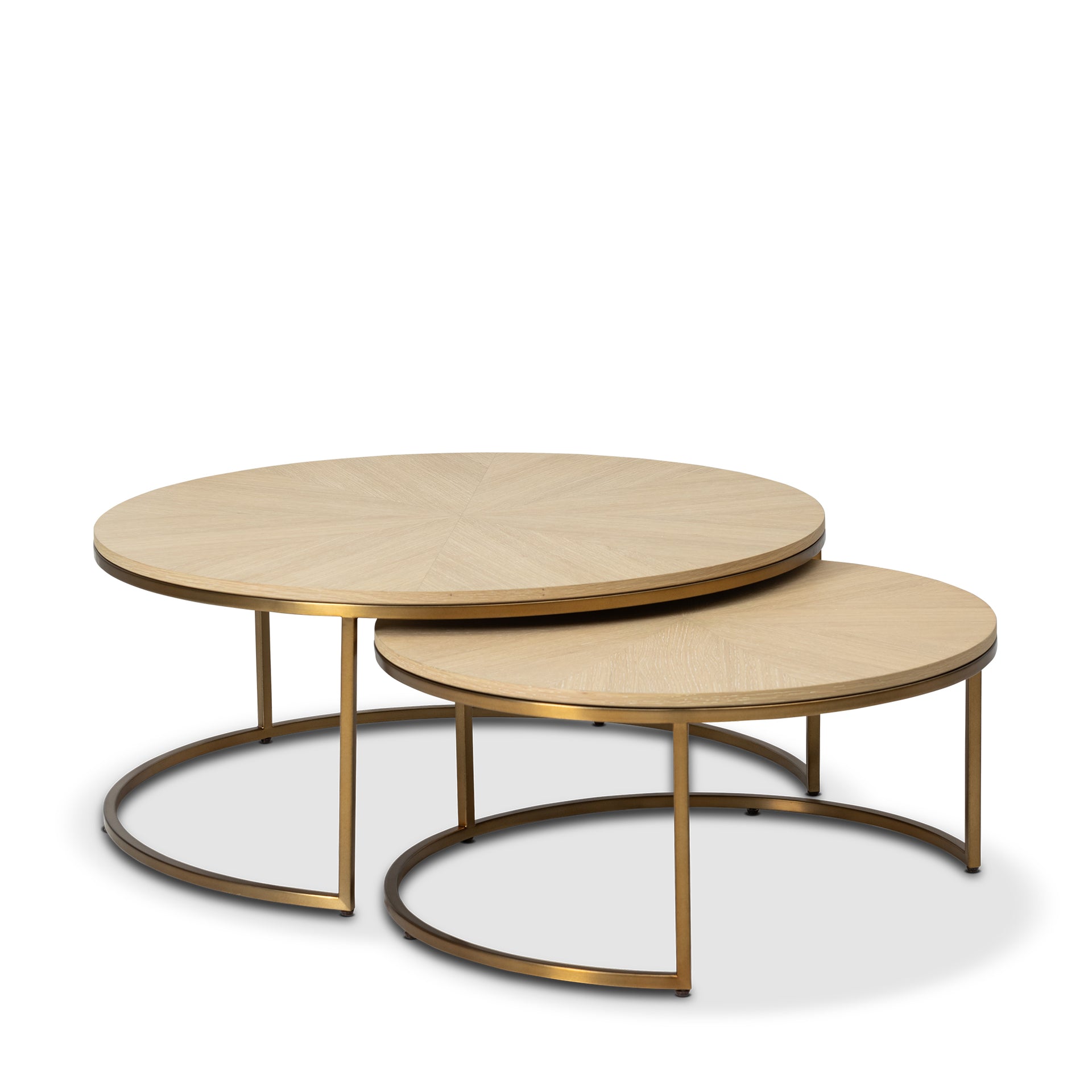 GALLO HAMPTON OAK ROUND COCKTAIL TABLE