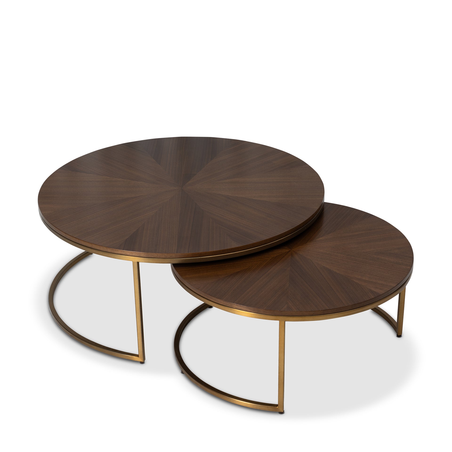 GALLO MIDTONE WALNUT ROUND COCKTAIL TABLE