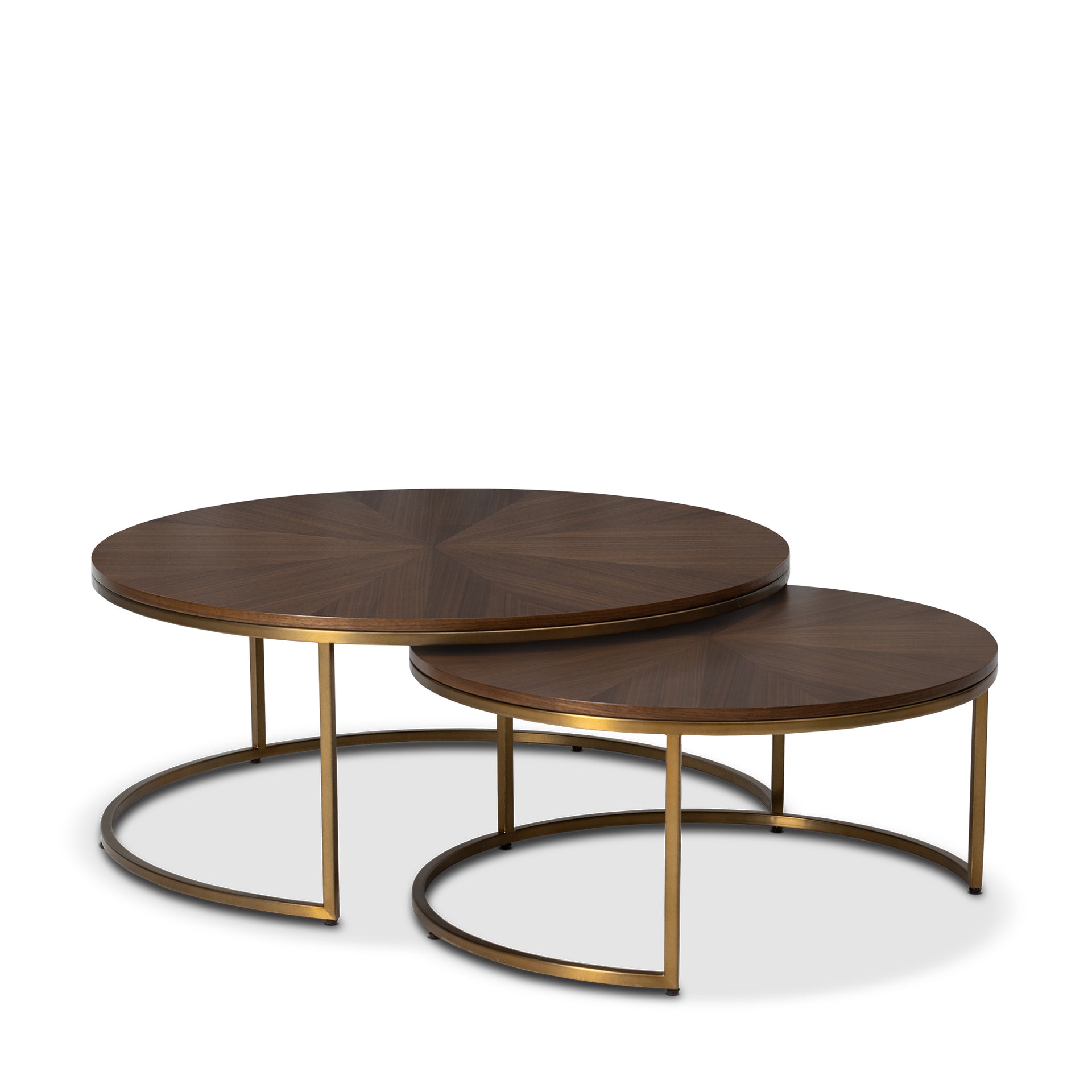 GALLO MIDTONE WALNUT ROUND COCKTAIL TABLE