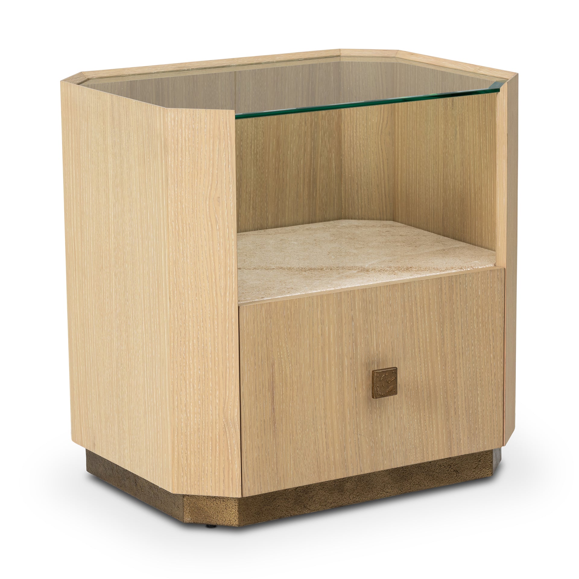 CARLTON HAMPTON OAK SINGLE DRAWER NIGHTSTAND