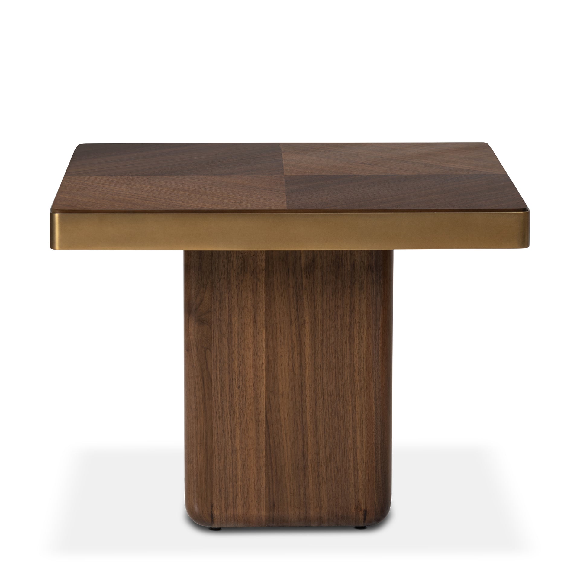 DIMITRI MIDTONE WALNUT SQUARE END TABLE