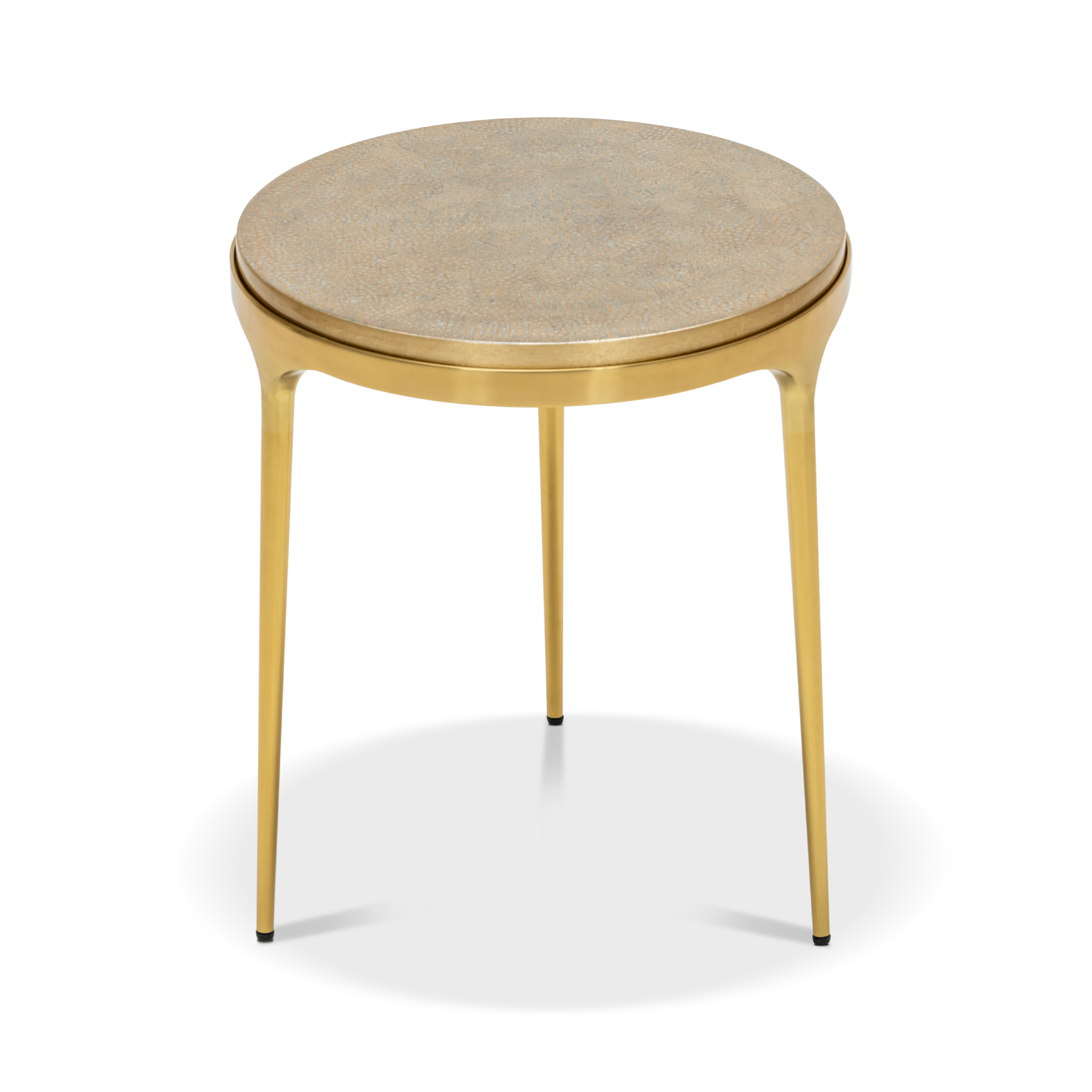 Skyle Cappuccino Round End Table