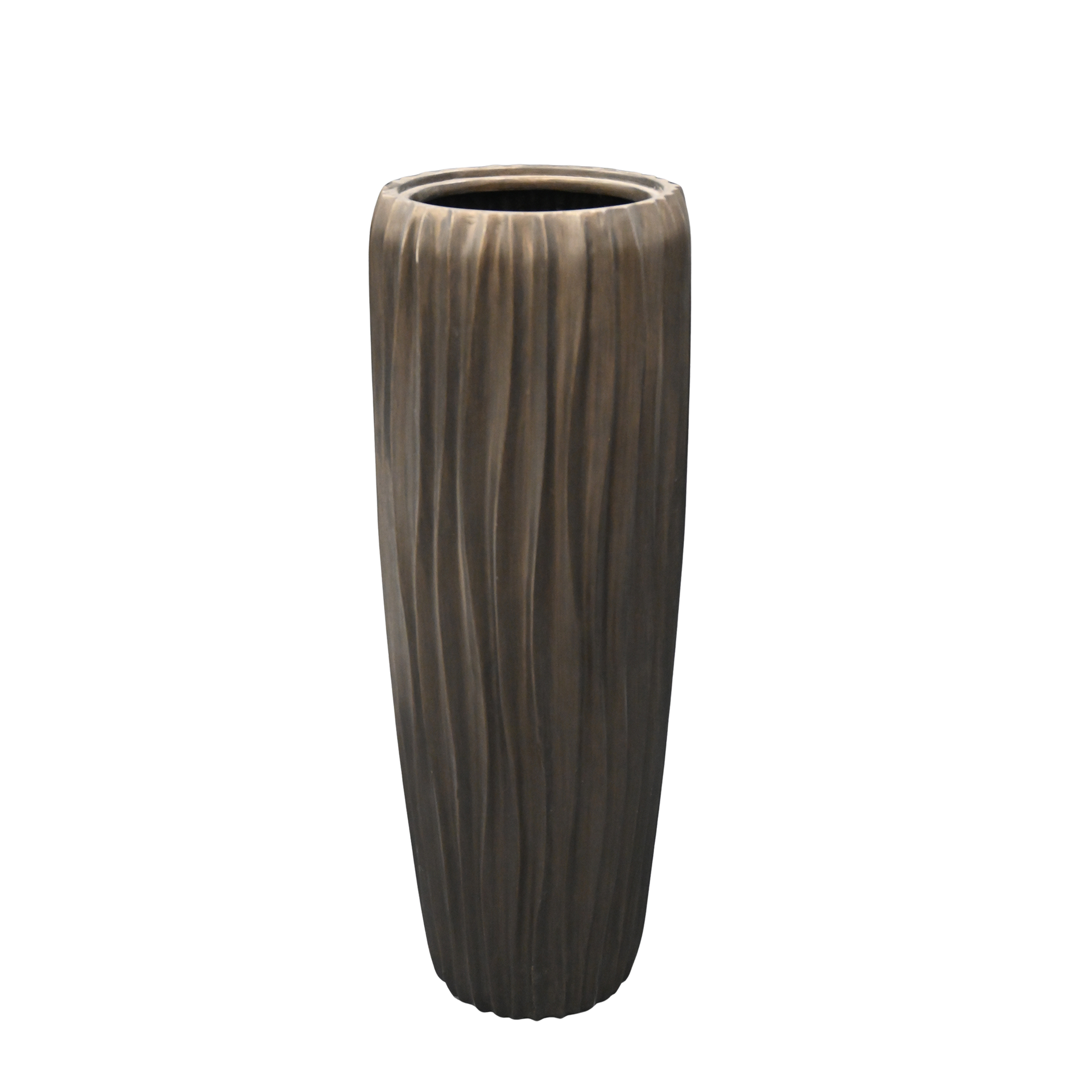 MONTEVERDE ANTIQUE GOLD TALL PLANTER