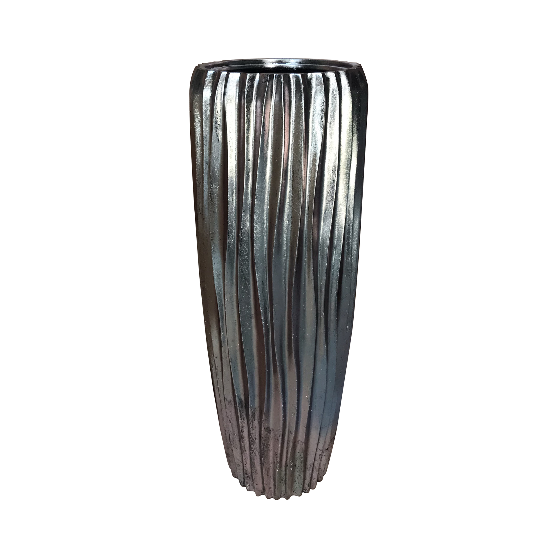 MONTEVERDE SILVER LOW PLANTER