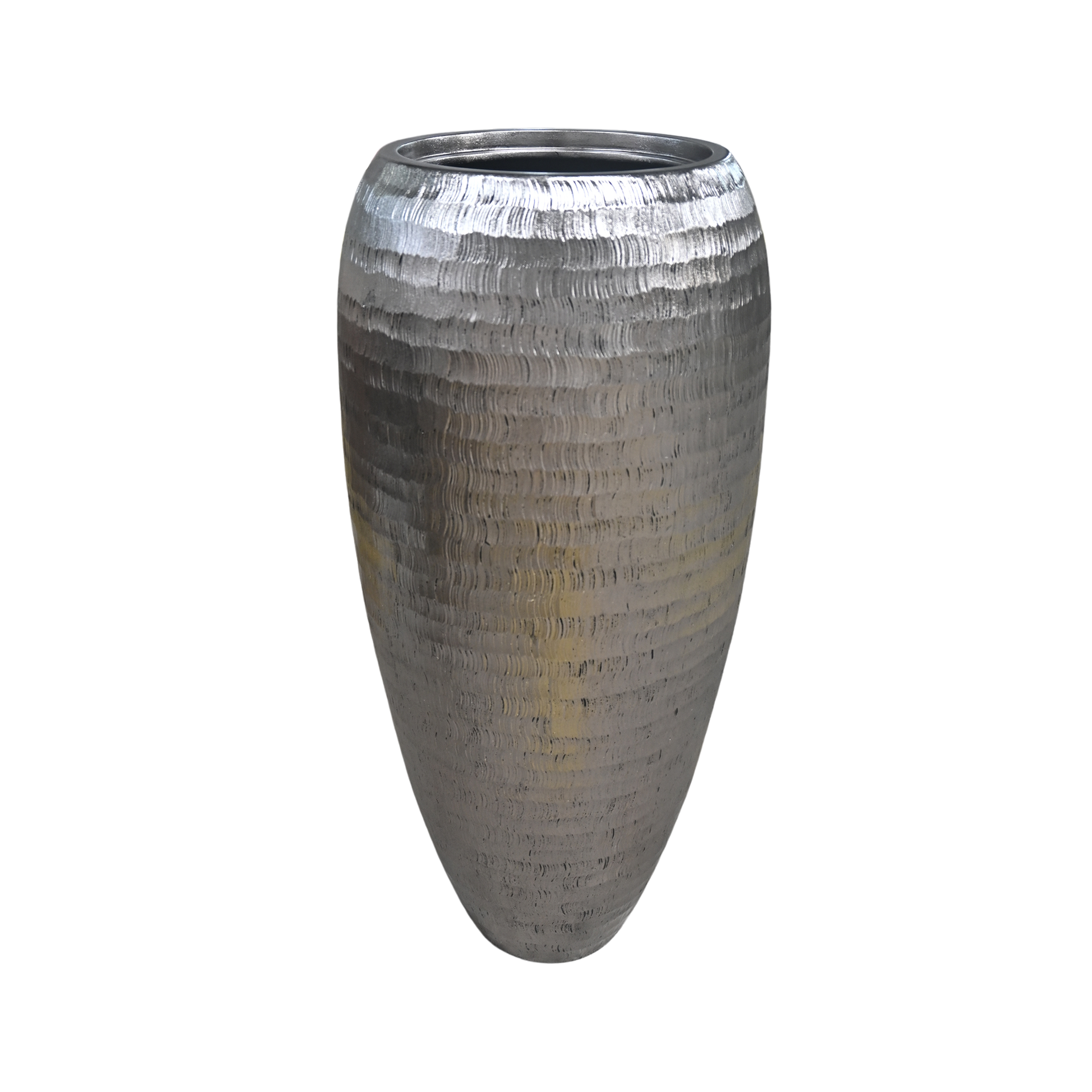 AMAZONA SILVER TALL PLANTER