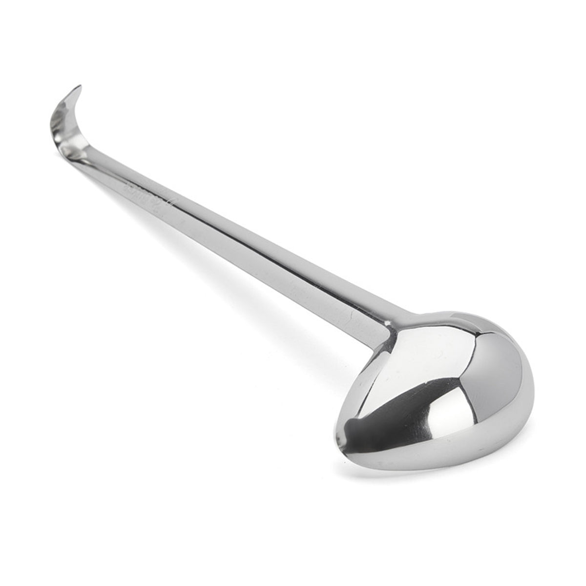 BASTING SPOON, STAINLESS STEEL, SIDE SPOUT