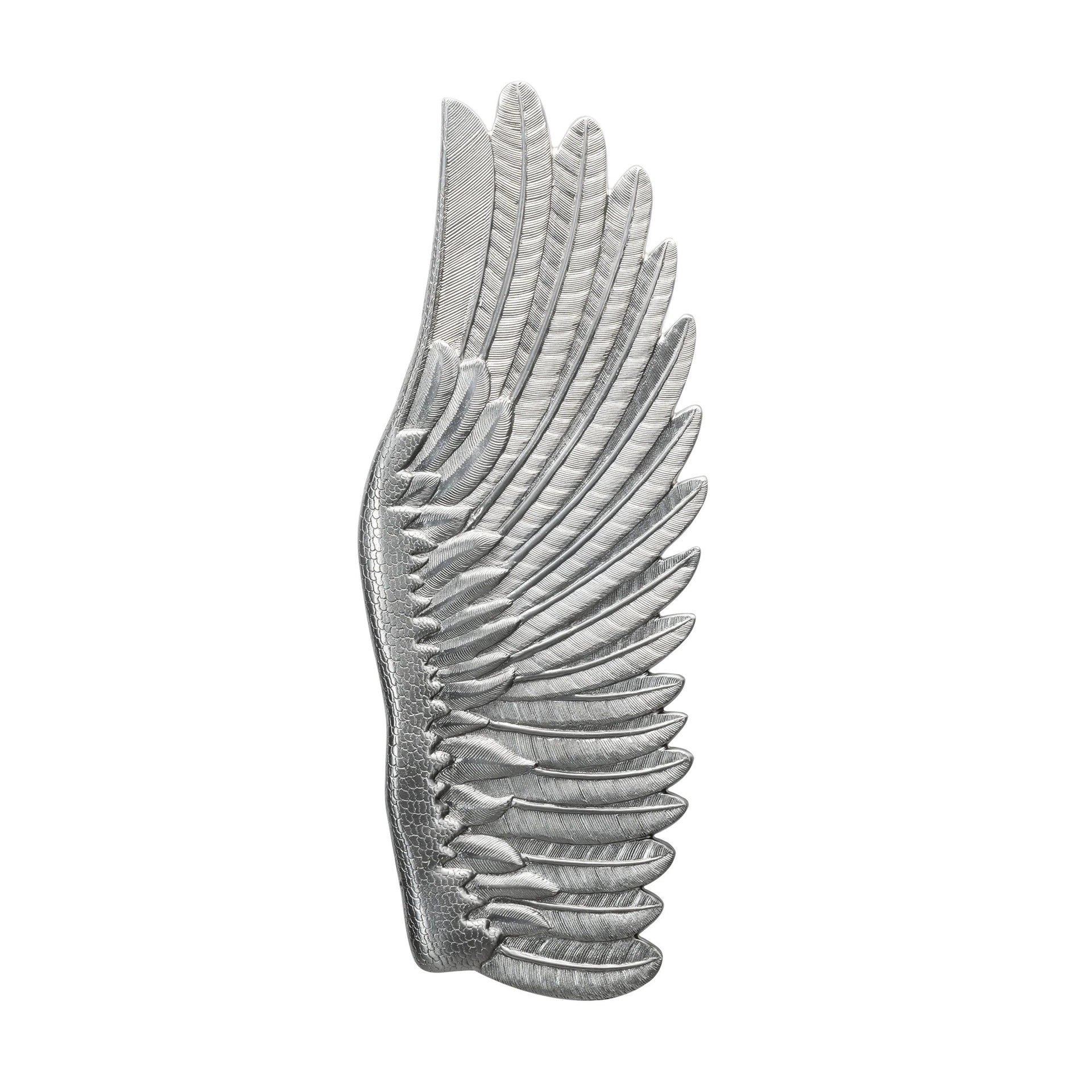 FEATHER NICKEL RIGHT WALL SCONCE